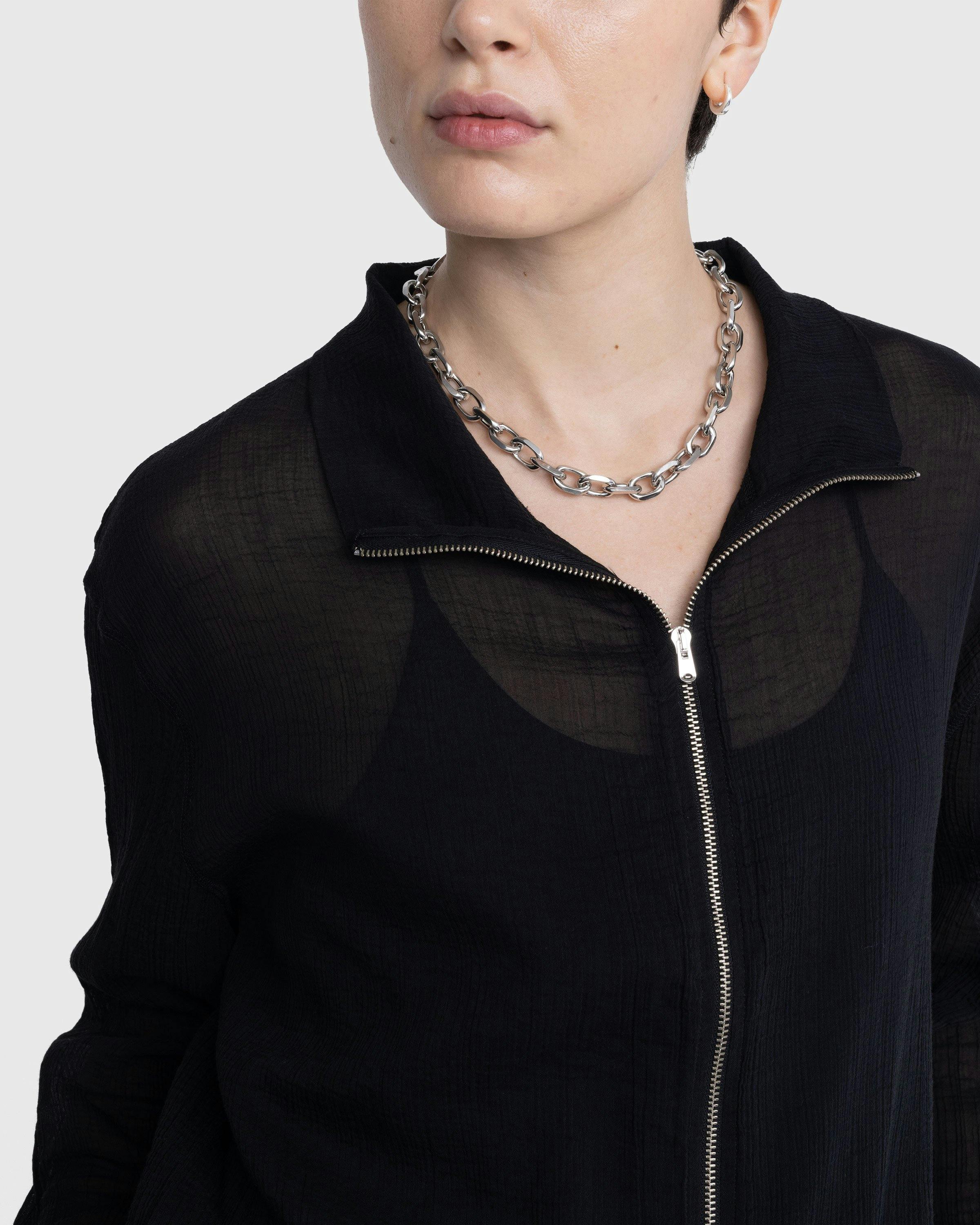 OUR LEGACY shrunken fullzip polo グレー トップス