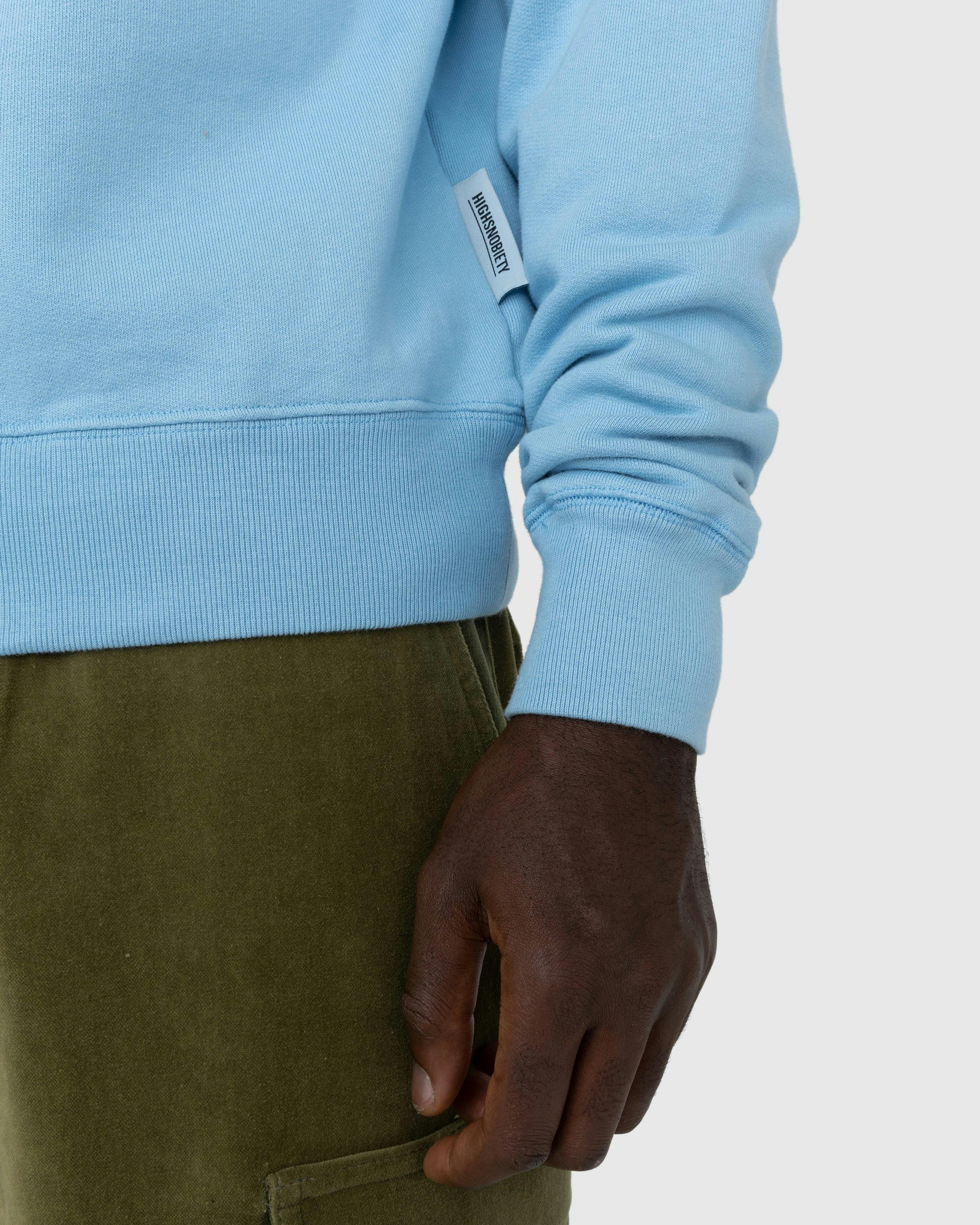 Highsnobiety - Classic Quarter Zip Fleece Blue - Clothing - Blue - Image 7