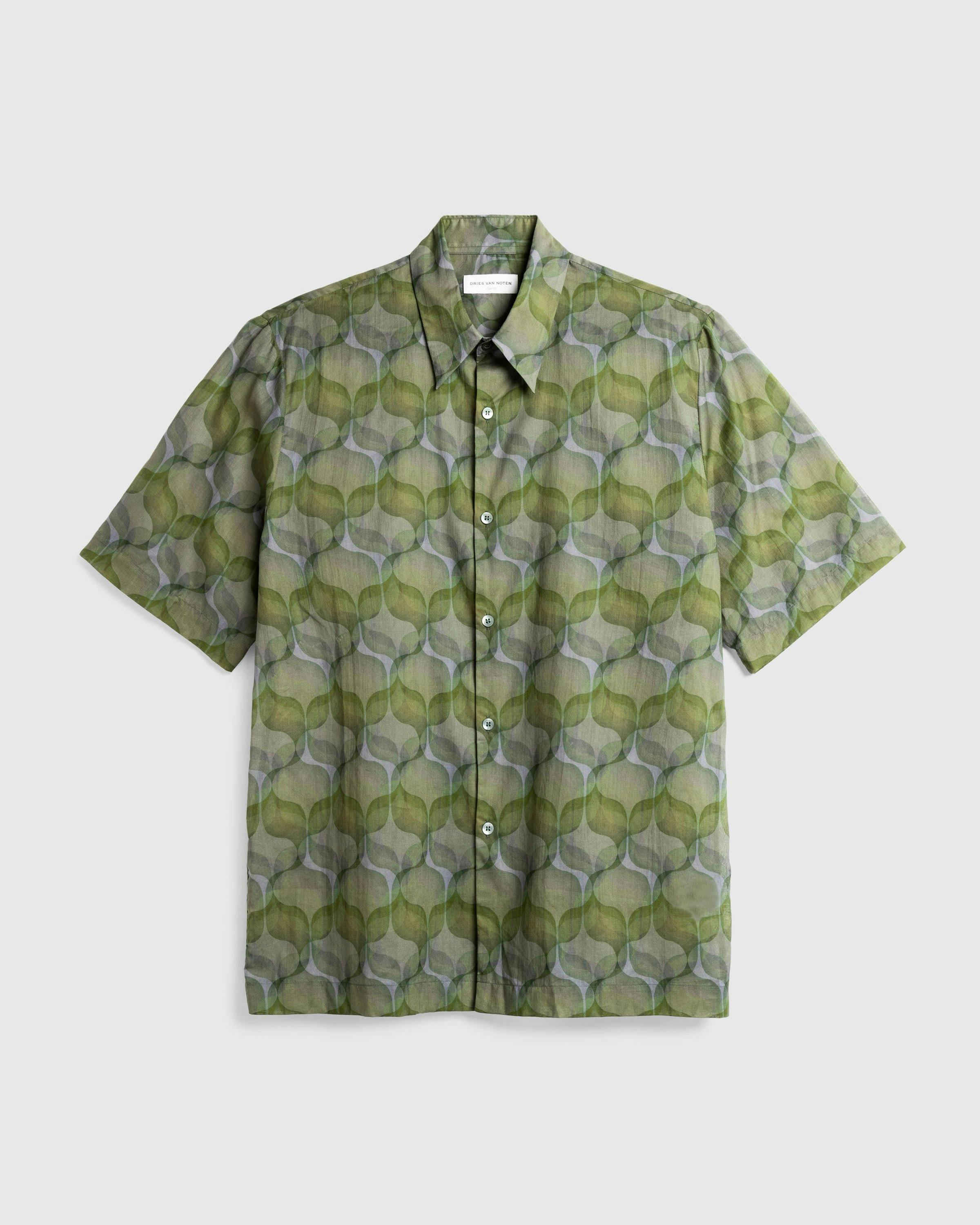 Dries van Noten - CLASEN 8137 M.W.SHIRT GRE - Clothing - Green - Image 1