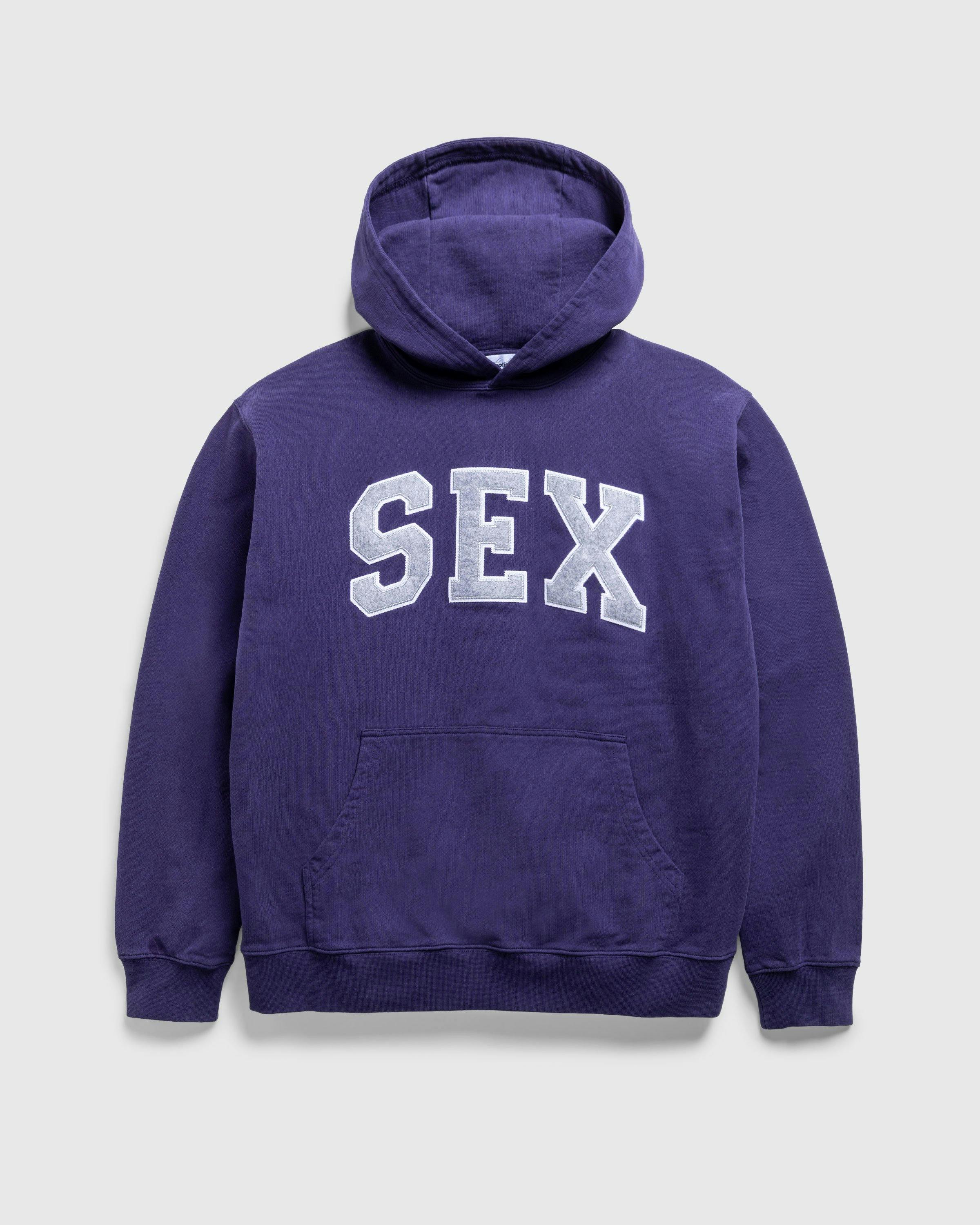 Carne Bollente - SEX HOODIE NAVY BLUE - Clothing - Blue - Image 1