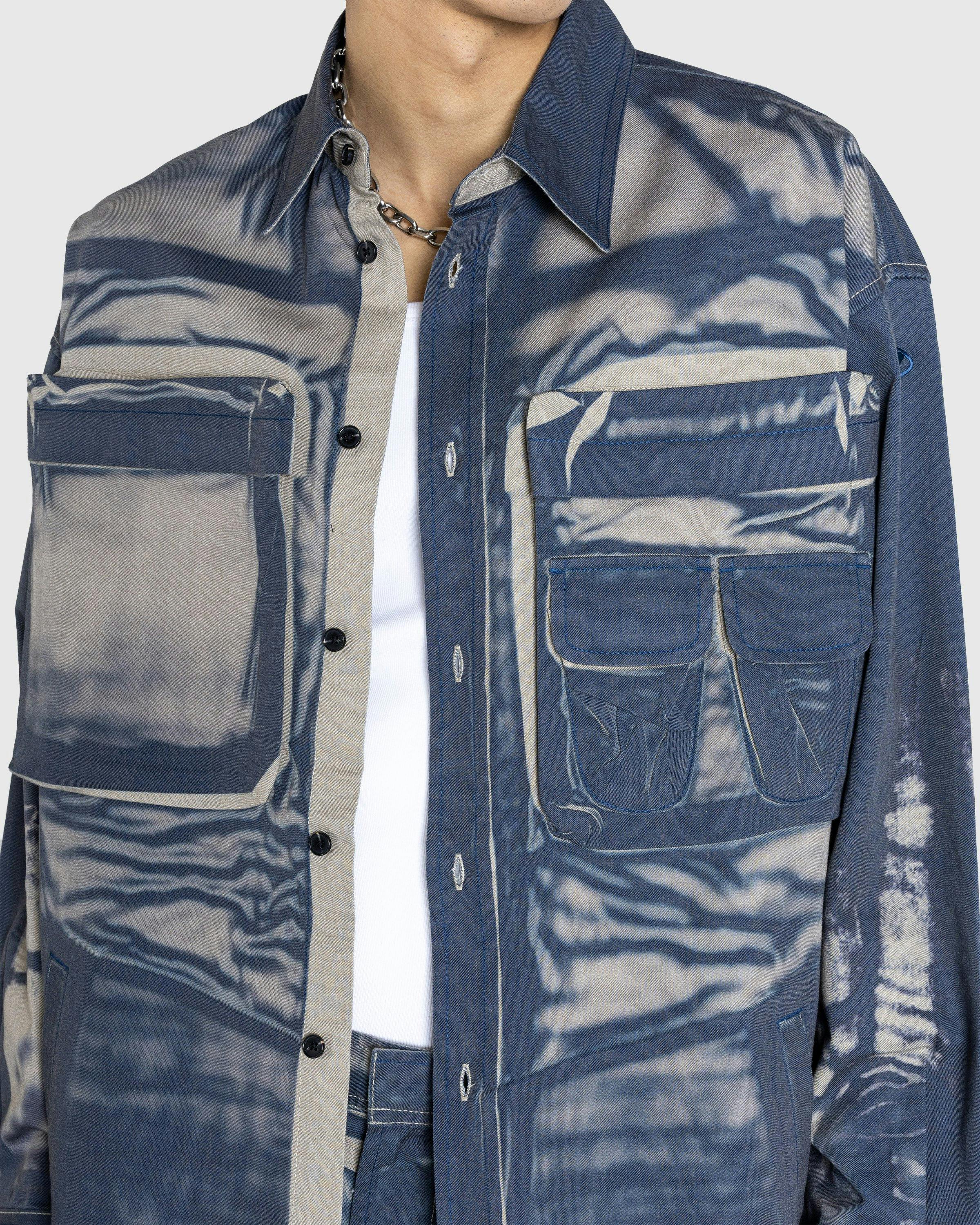 Diesel - S-CADD SHIRT - Clothing - Blue - Image 5