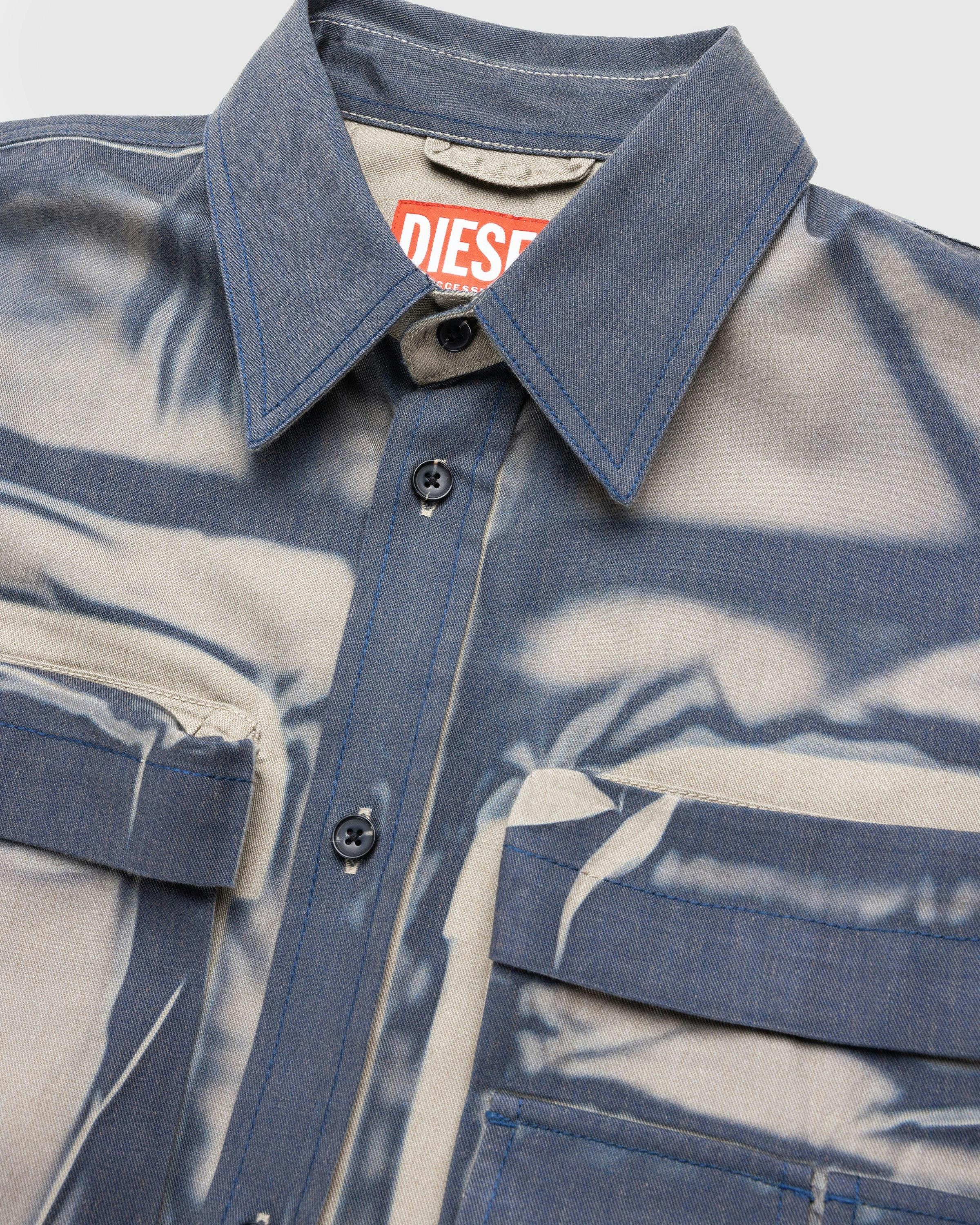 Diesel - S-CADD SHIRT - Clothing - Blue - Image 6