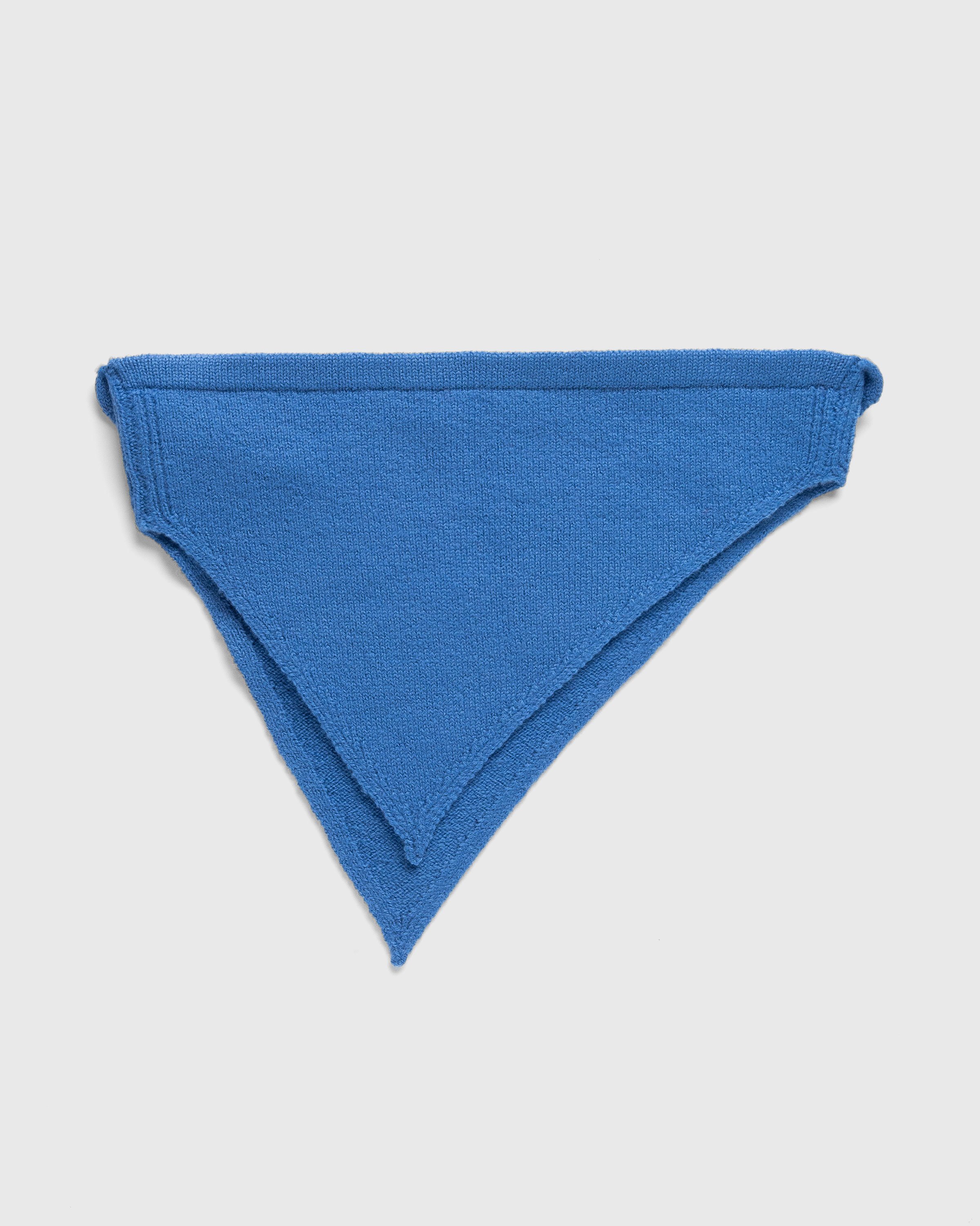 Jil Sander - Merino Foulard Cornflower - Accessories - Blue - Image 2