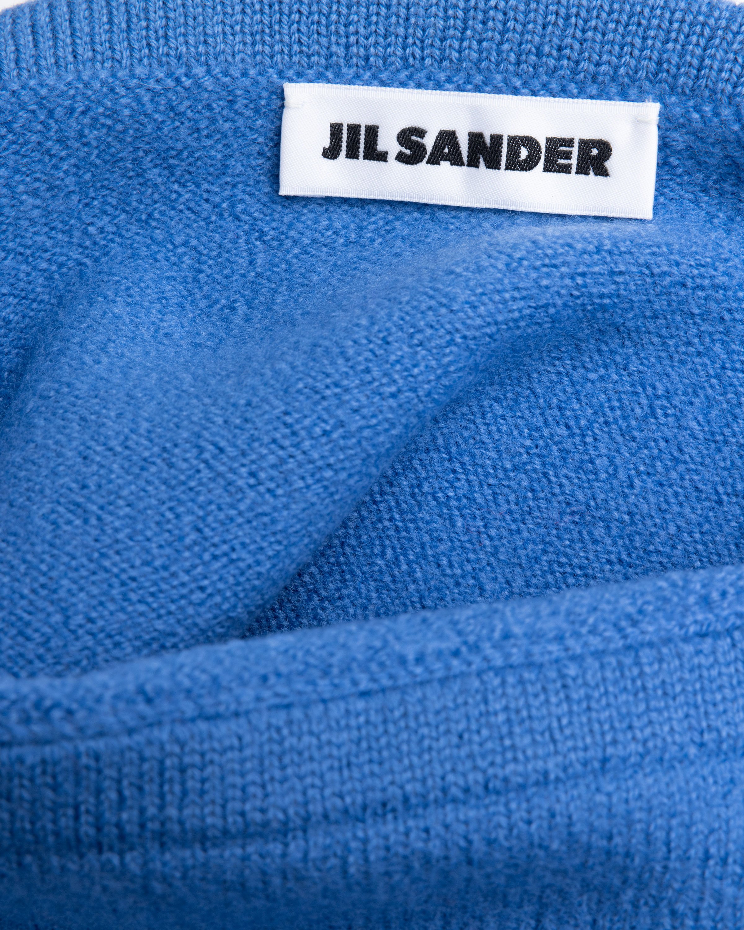 Jil Sander - Merino Foulard Cornflower - Accessories - Blue - Image 4