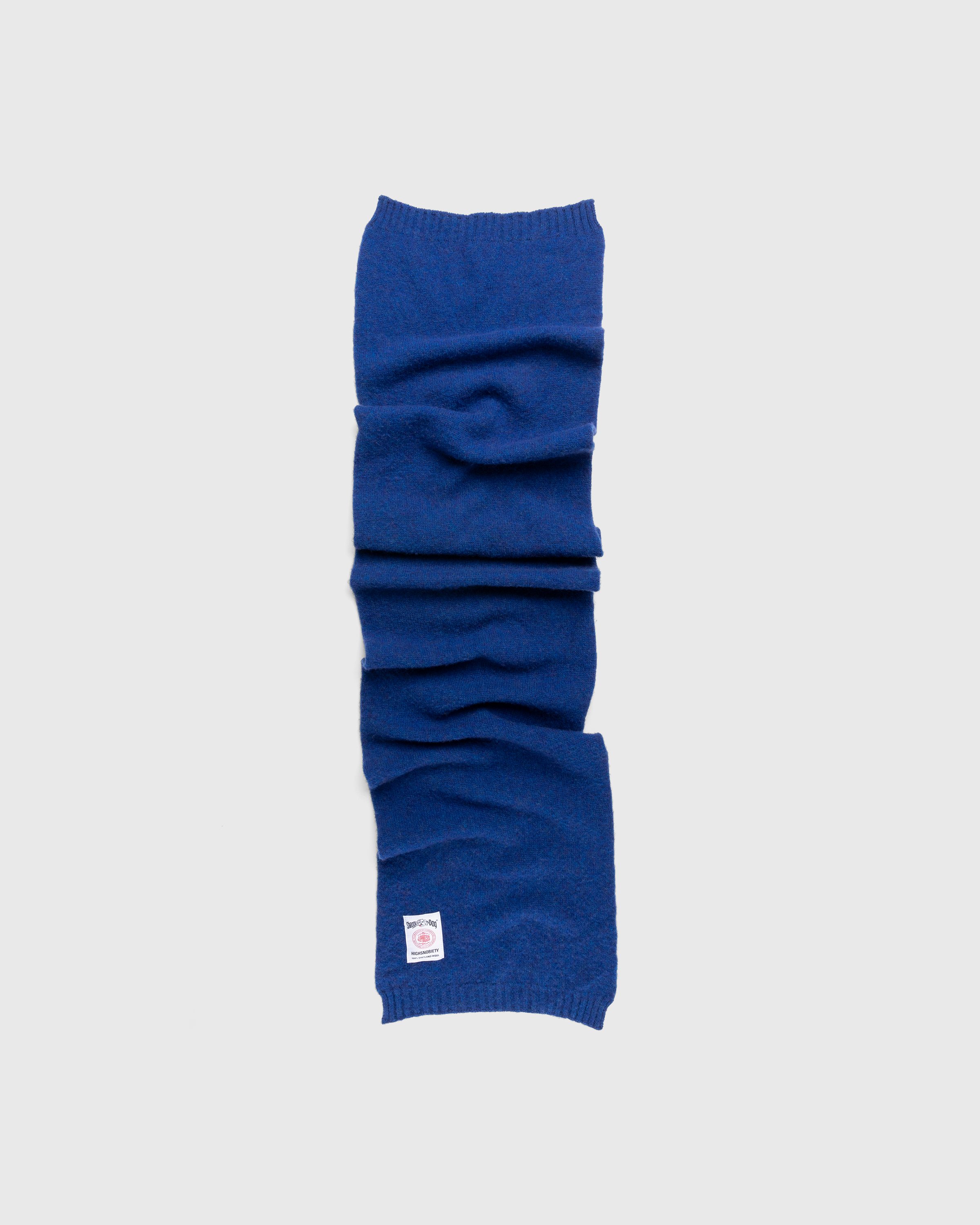 J. Press x Highsnobiety - Shaggy Dog Scarf Blue - Accessories - Blue - Image 1