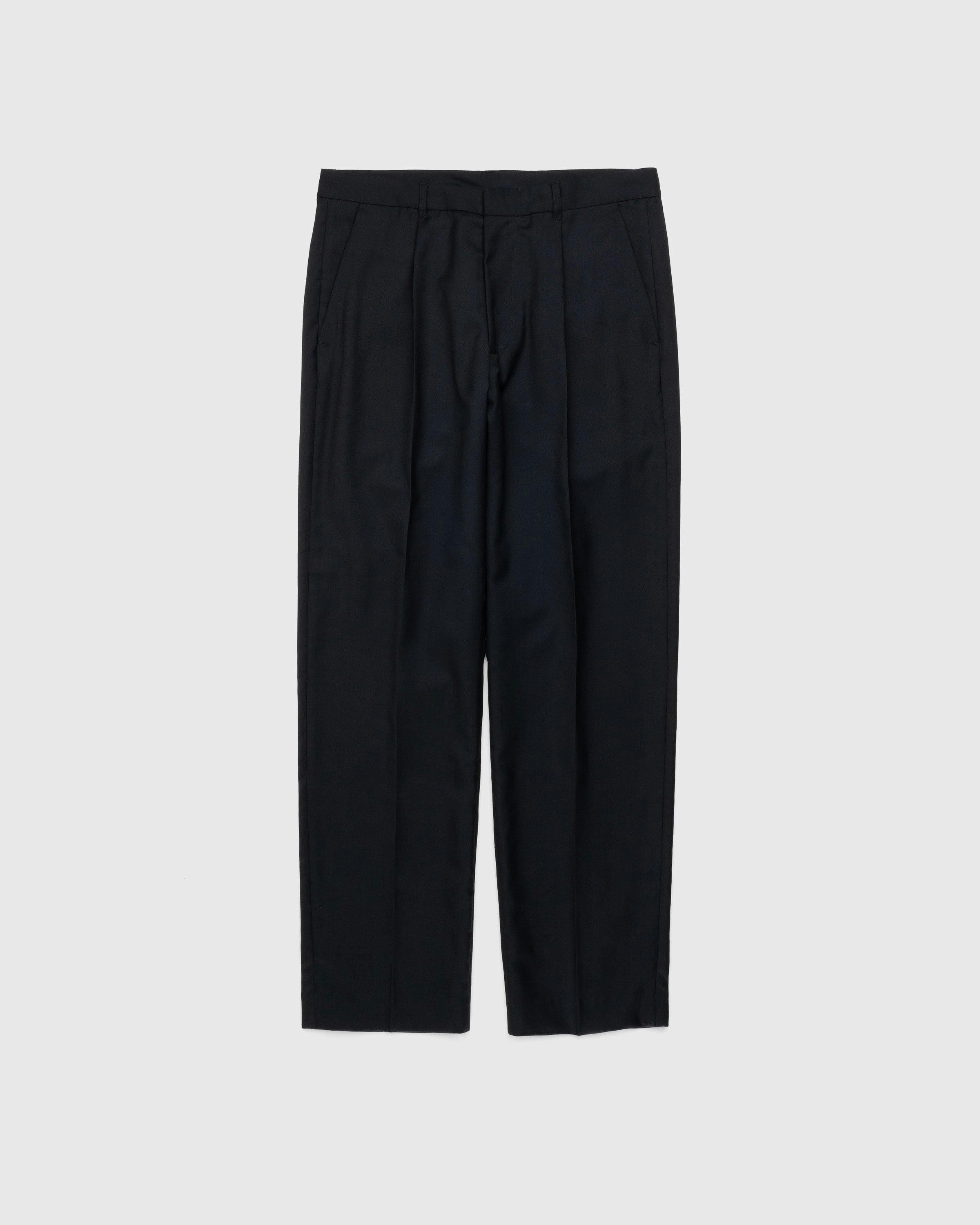 Highsnobiety - Tropical Wool Suiting Pants Black - Clothing - Black - Image 1