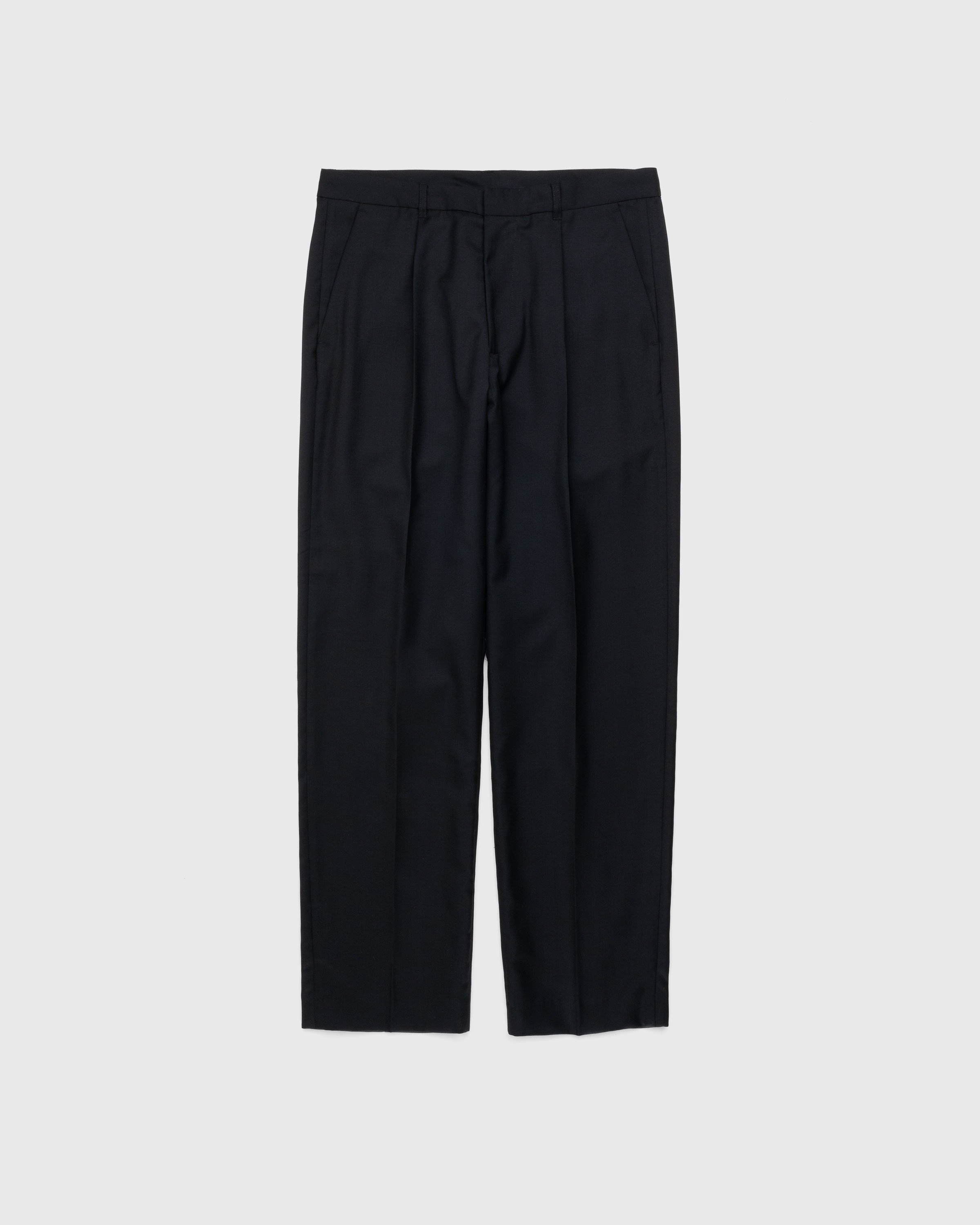 Highsnobiety - Tropical Wool Suiting Pants Black - Clothing - Black - Image 1