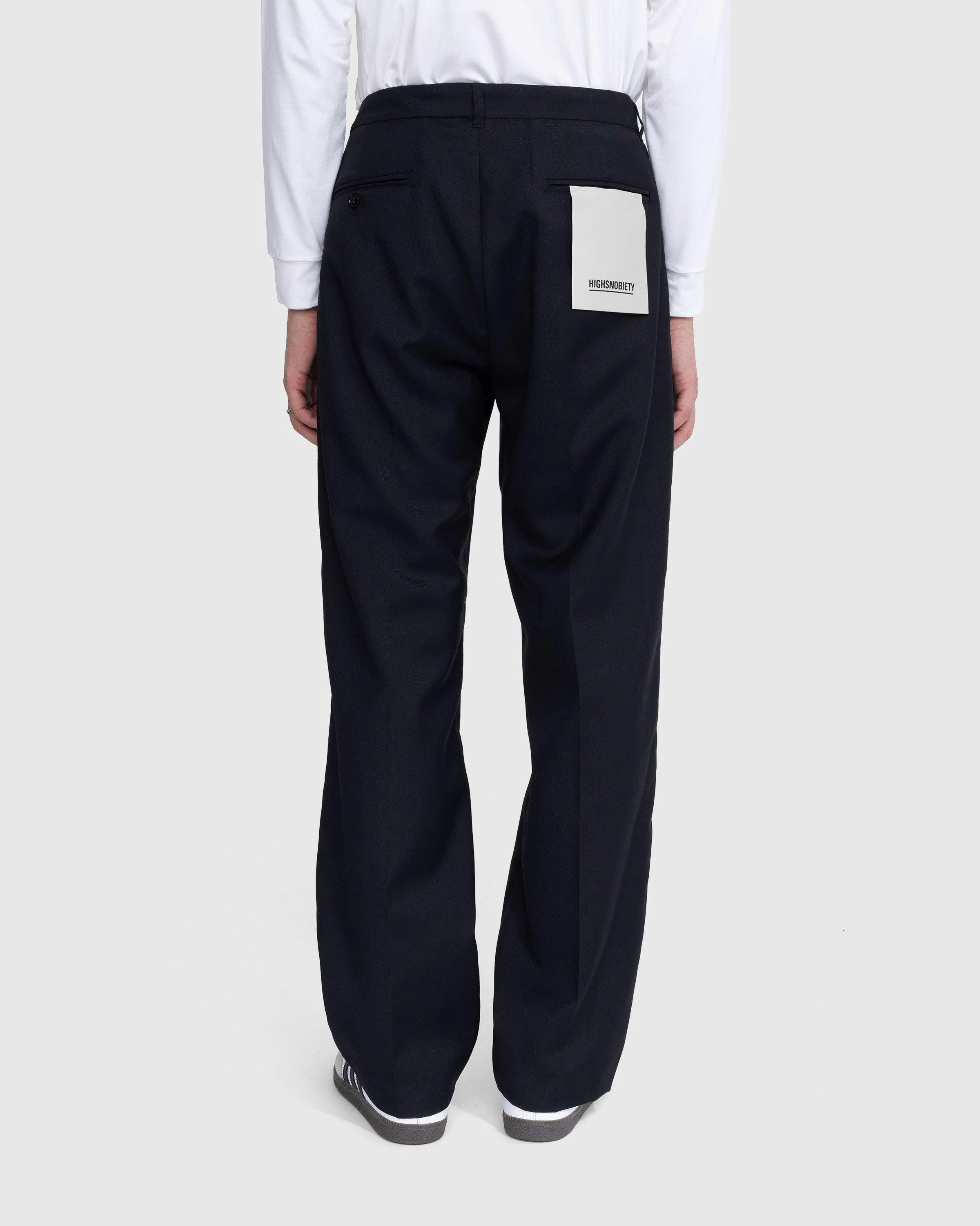 Highsnobiety - Tropical Wool Suiting Pants Black - Clothing - Black - Image 3