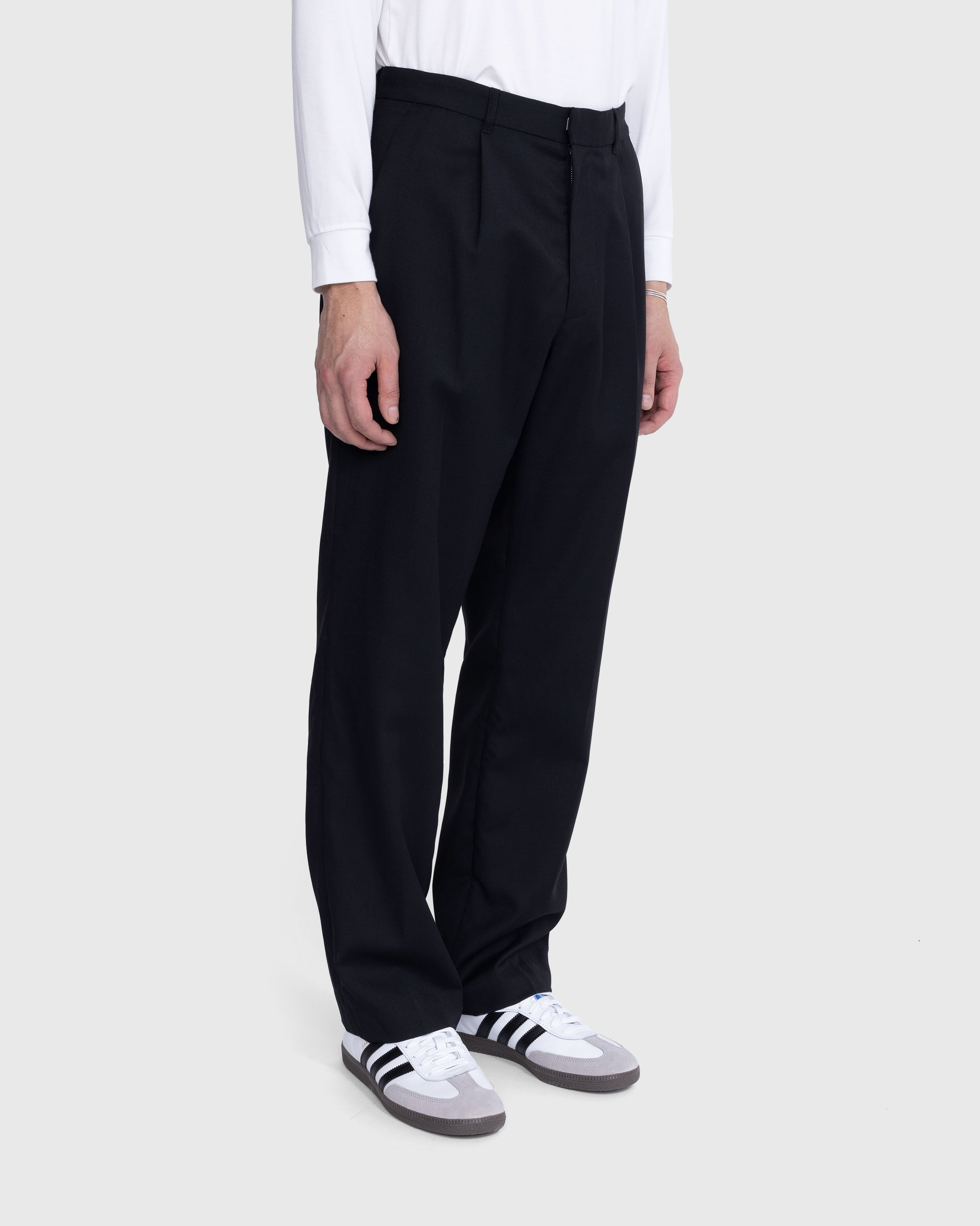 Highsnobiety - Tropical Wool Suiting Pants Black - Clothing - Black - Image 4