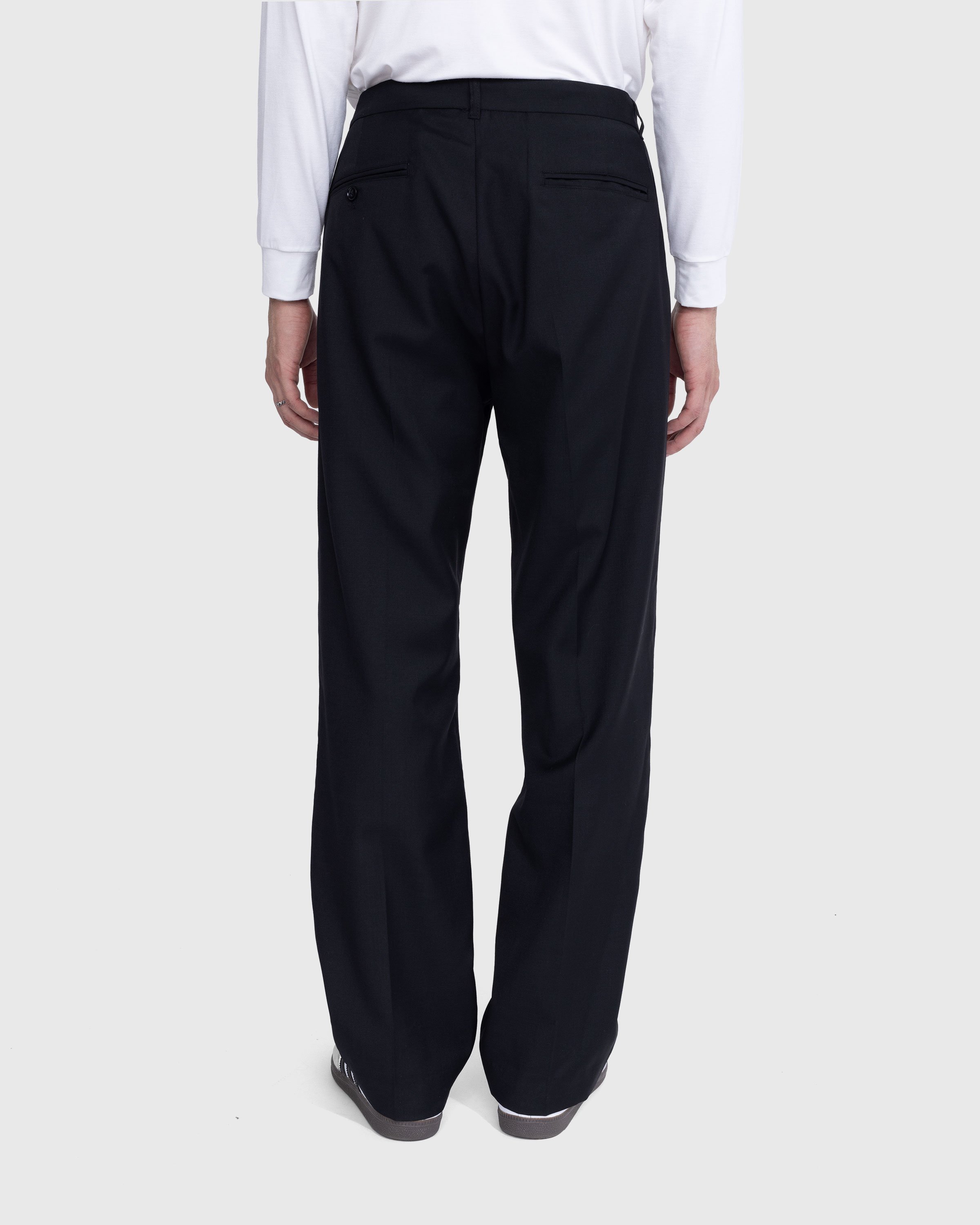 Highsnobiety - Tropical Wool Suiting Pants Black - Clothing - Black - Image 5