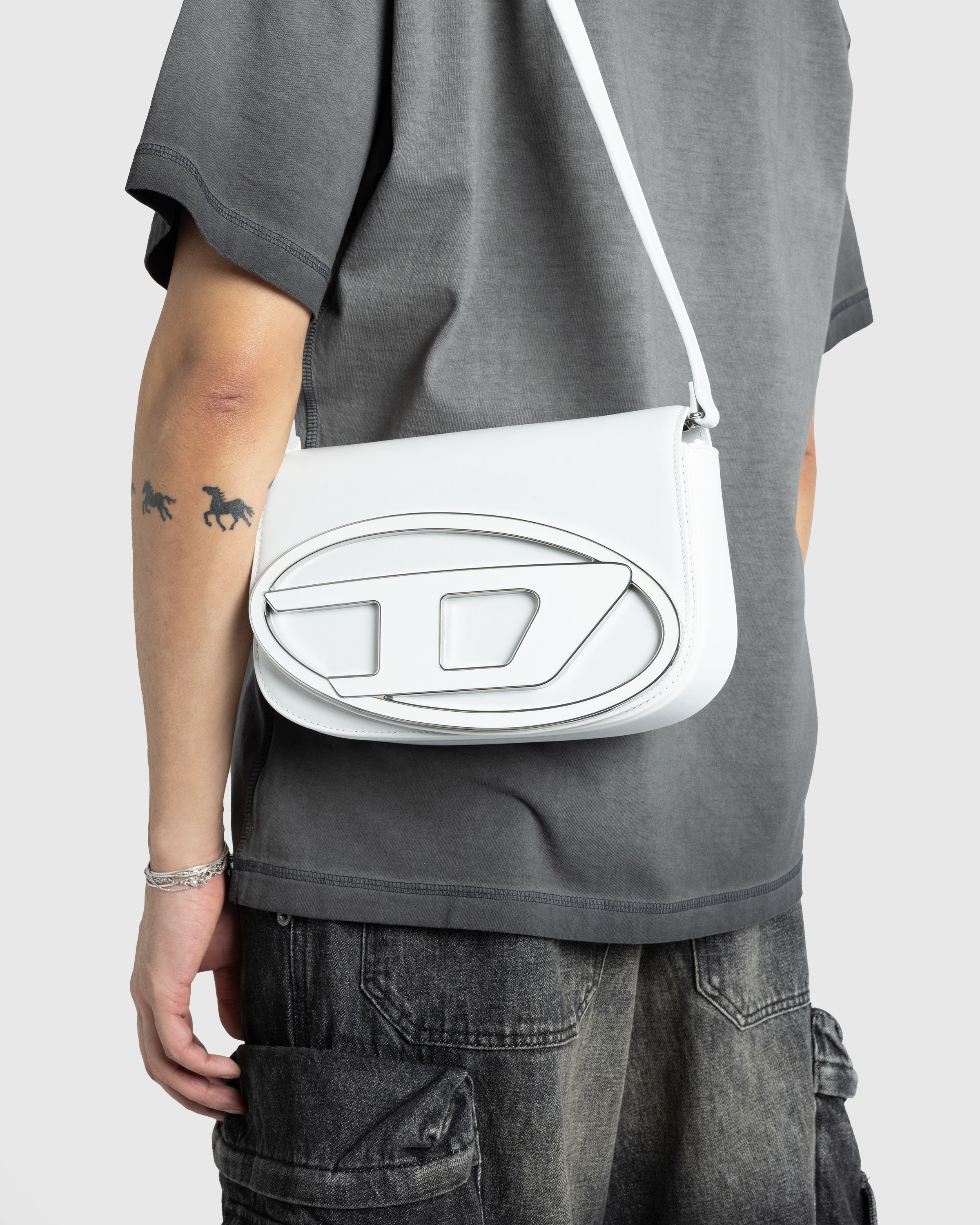 Diesel - 1DR 1DR M shoulder bag - Accessories - White - Image 4