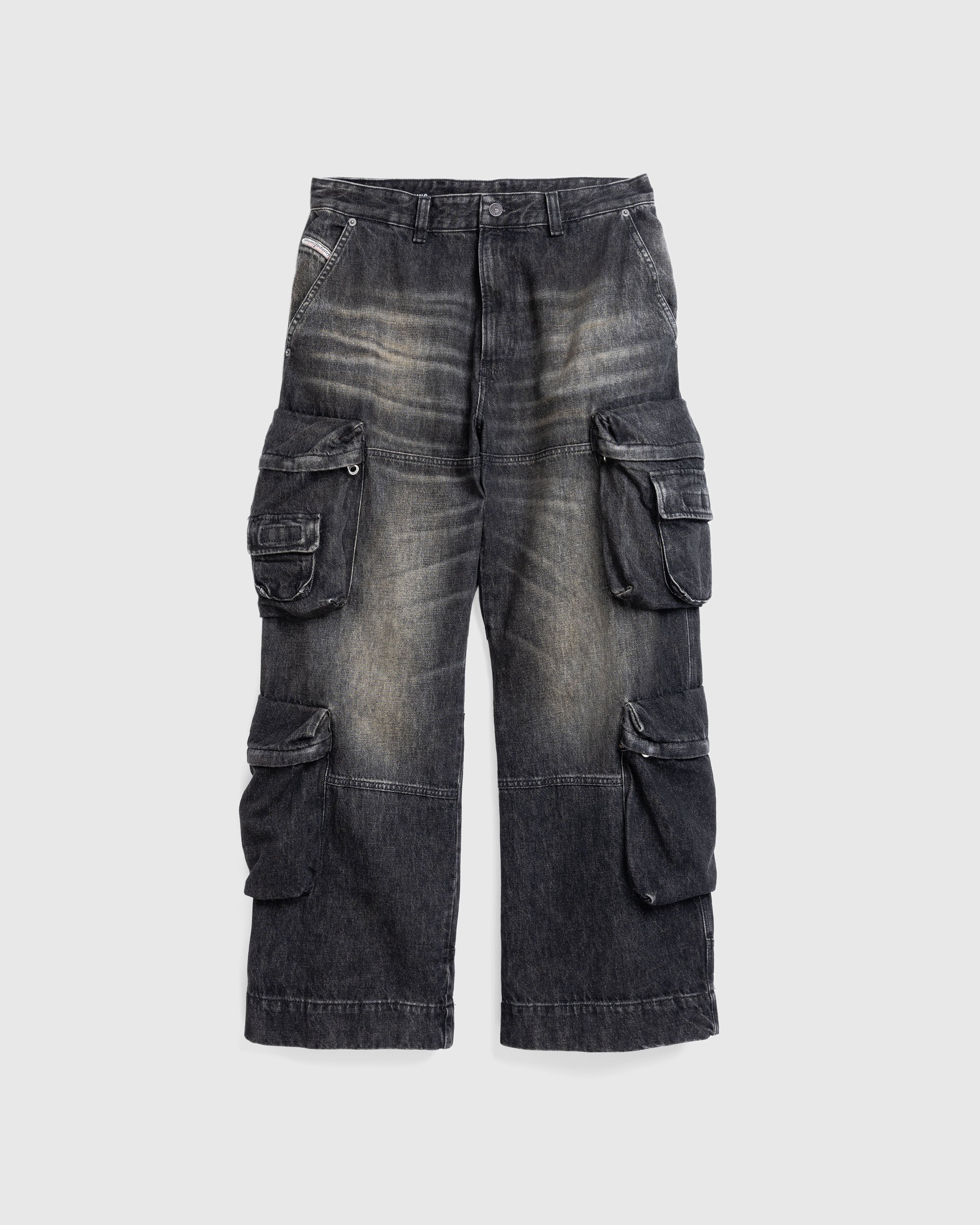 Diesel - D-FISH-CARGO-S TROUSERS - Clothing - Black - Image 1