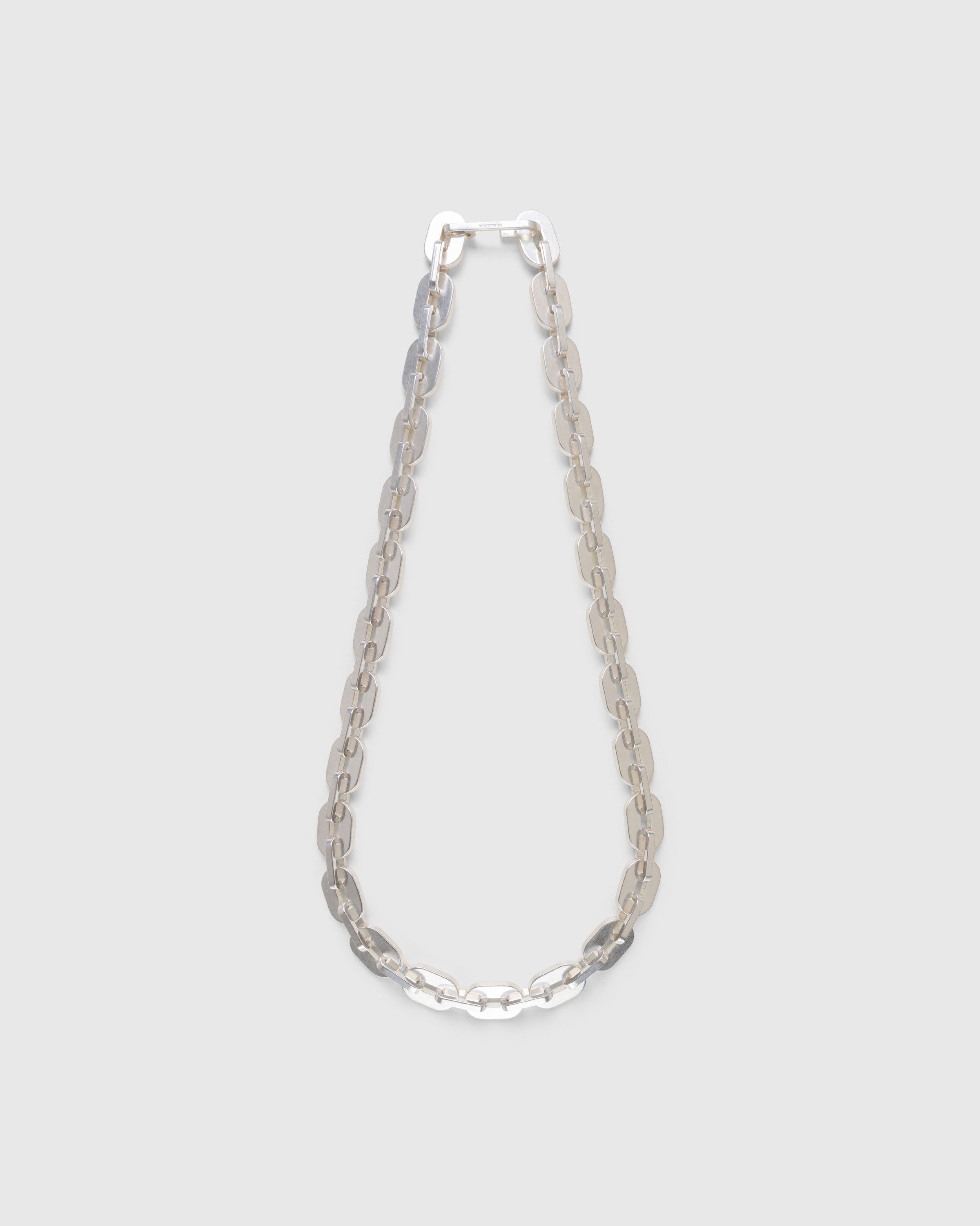 Jil Sander - Brass Chain Necklace Silver - Accessories - Silver - Image 1