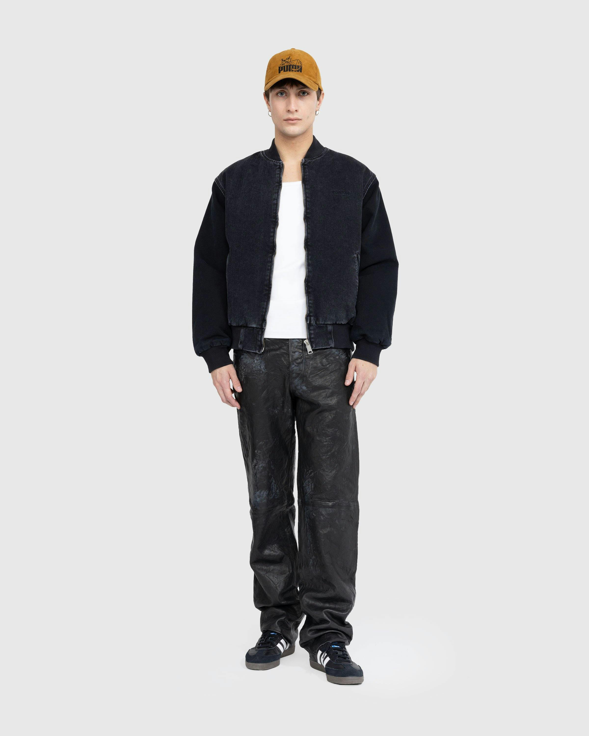 Diesel - P-MACS-LTH TROUSERS - Clothing - Black - Image 3