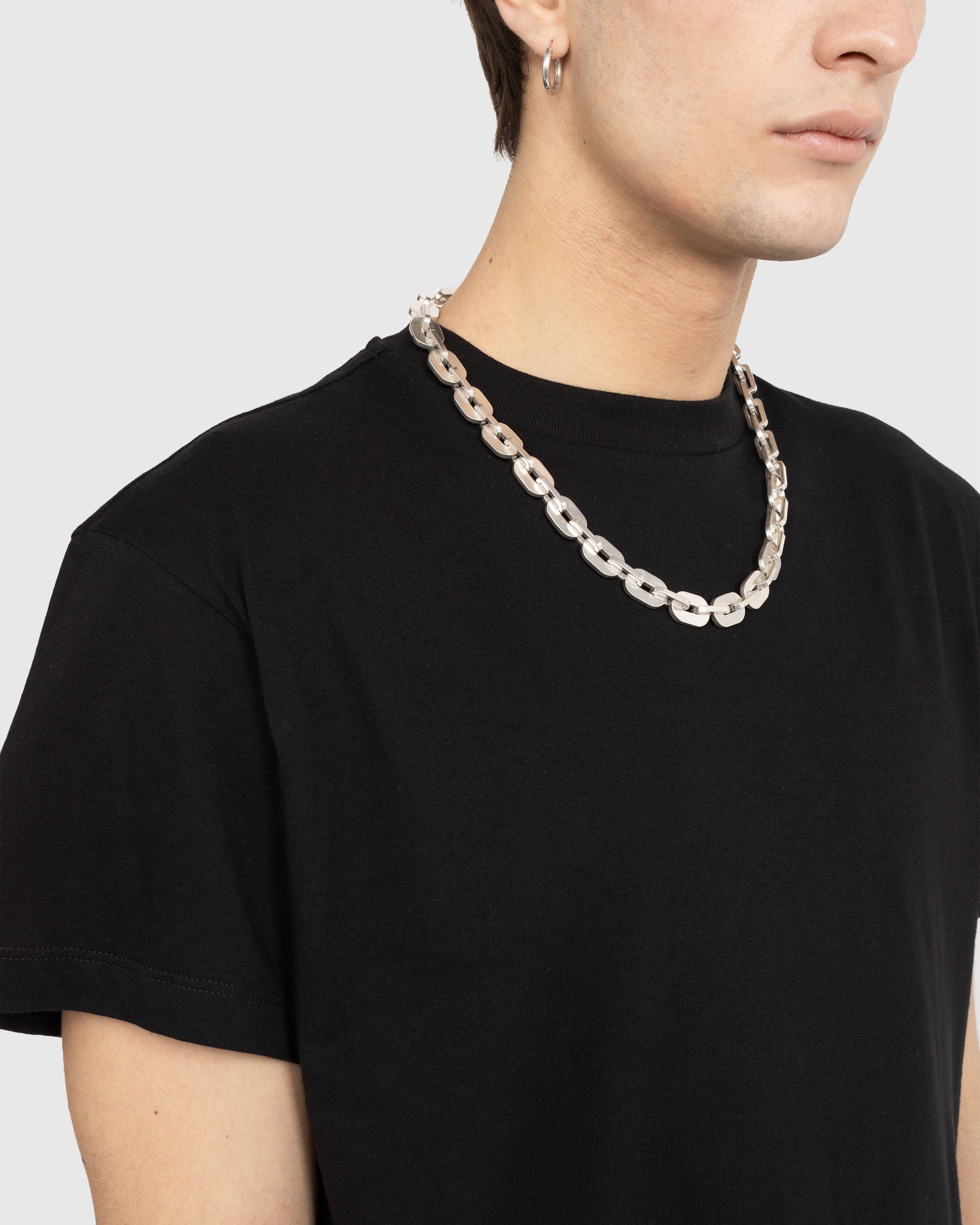 Jil Sander - Brass Chain Necklace Silver - Accessories - Silver - Image 2