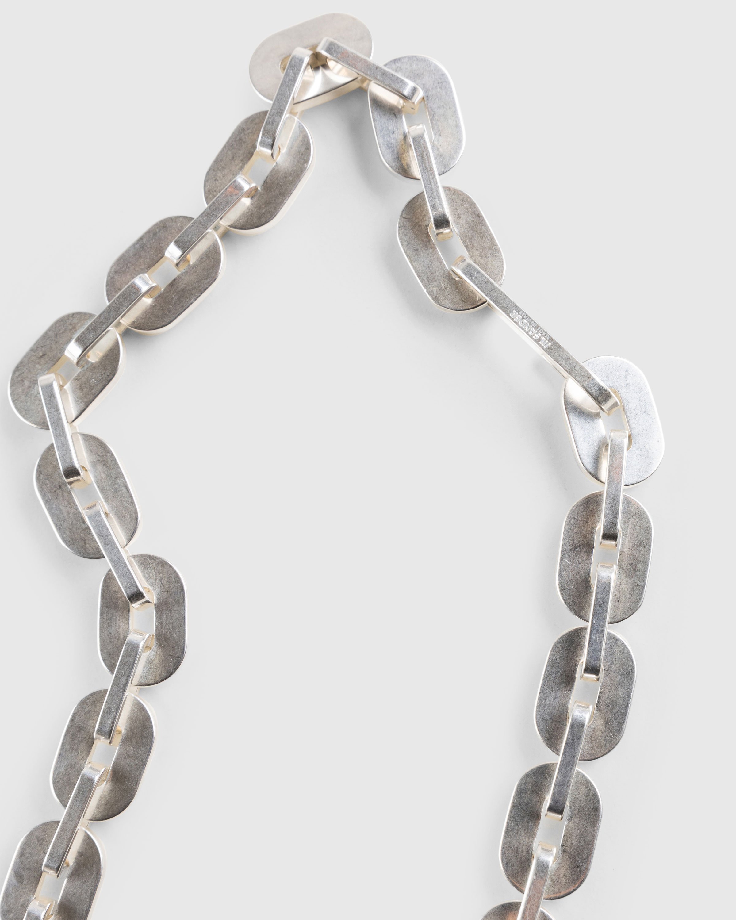 Jil Sander - Brass Chain Necklace Silver - Accessories - Silver - Image 3
