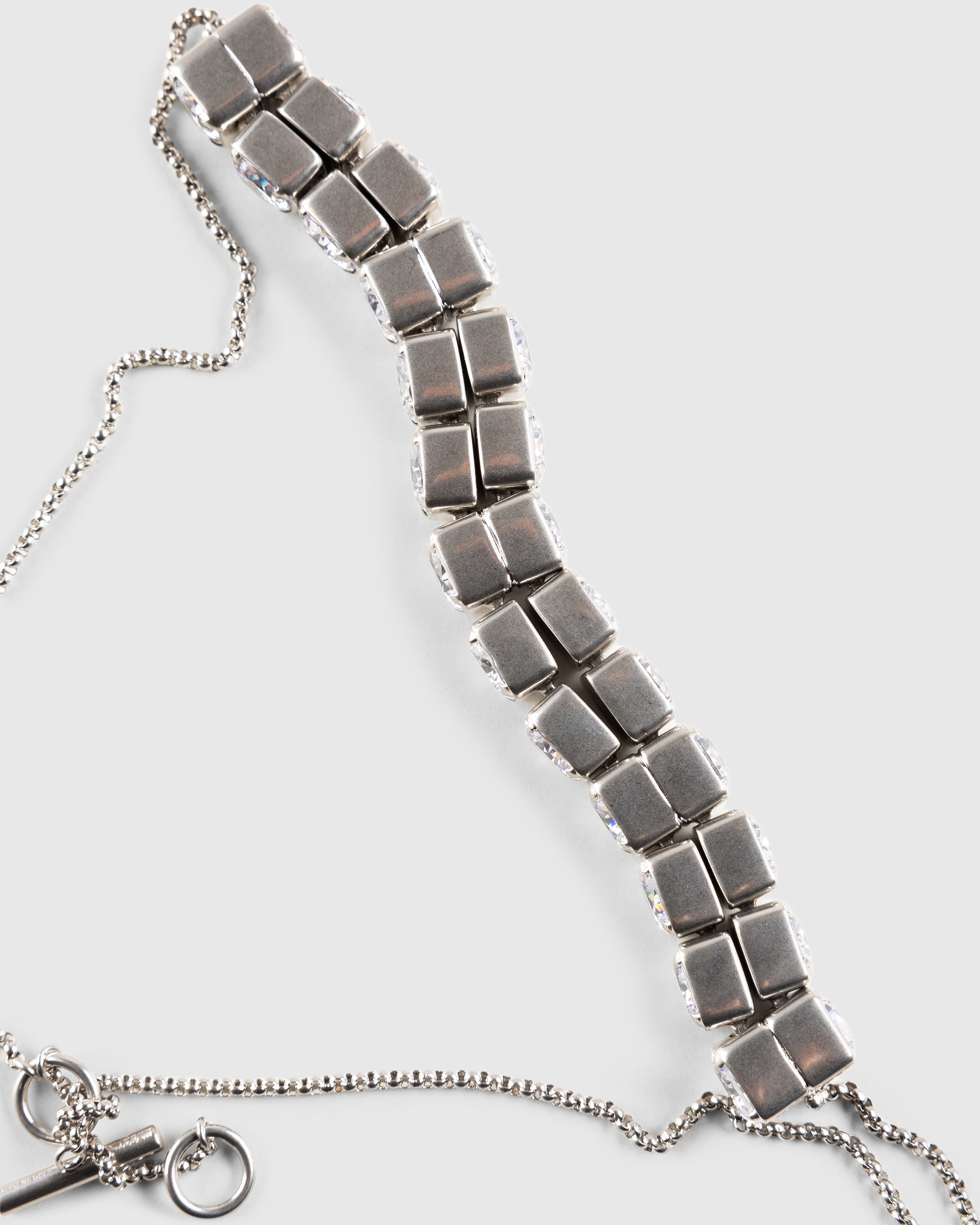 Jil Sander - Silver-toned Cubic Necklace - Accessories - Silver - Image 3