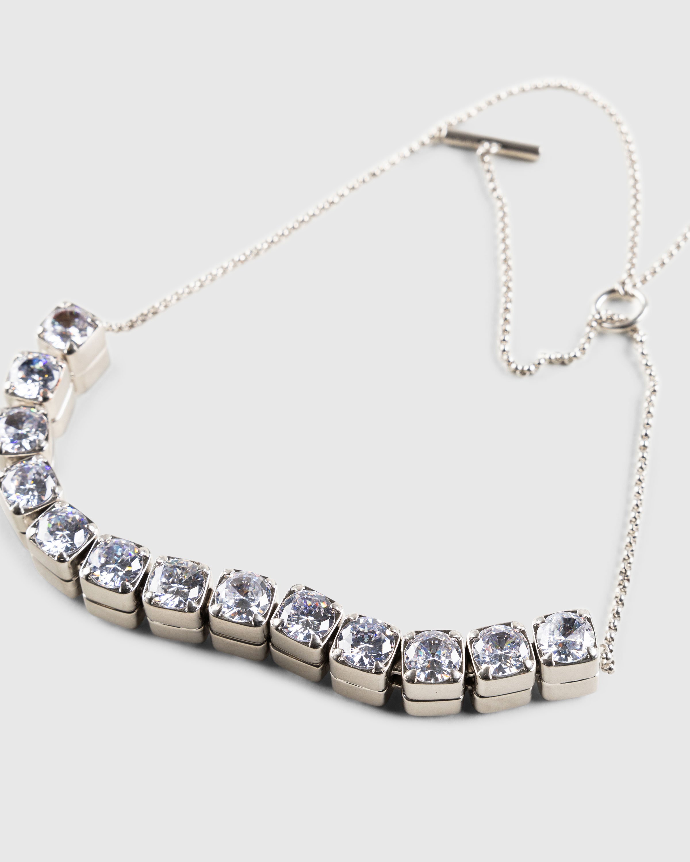 Jil Sander - Silver-toned Cubic Necklace - Accessories - Silver - Image 4