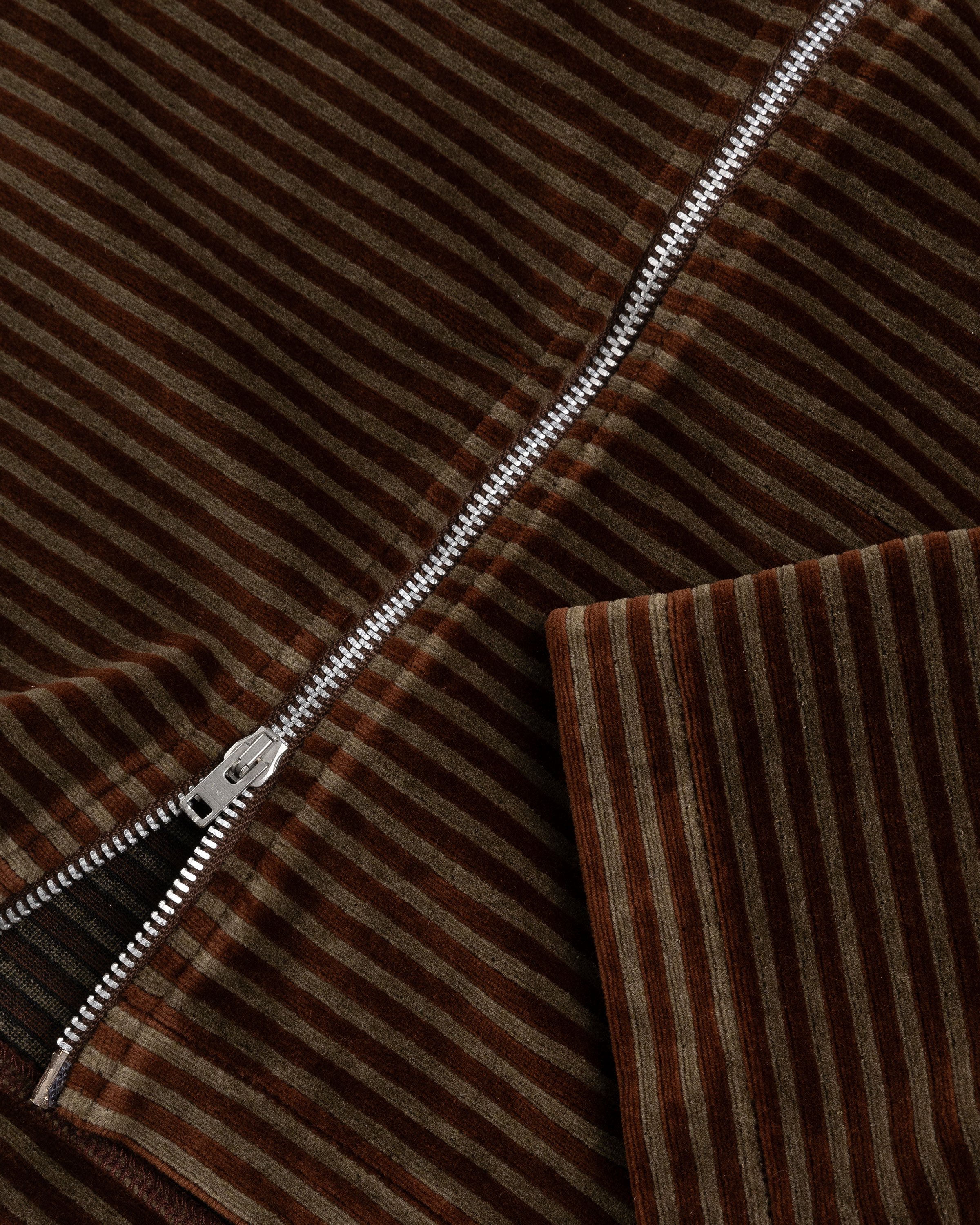 Our Legacy - SHRUNKEN FULLZIP POLO Brown - Clothing - Brown - Image 7