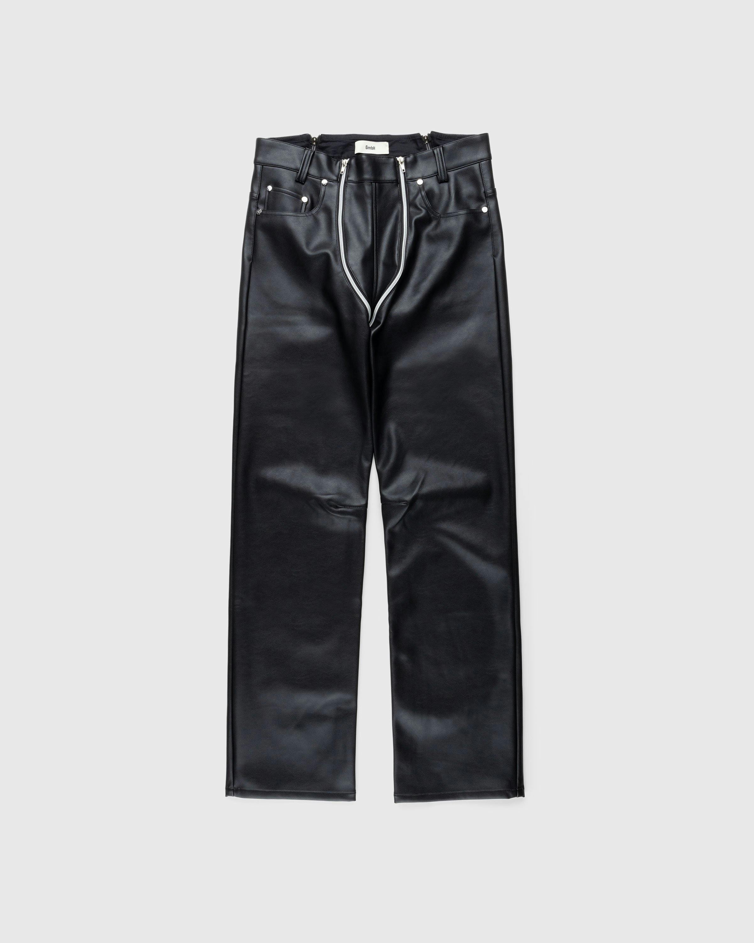 GmbH - Lata Pleather Trousers Black - Clothing - Black - Image 1