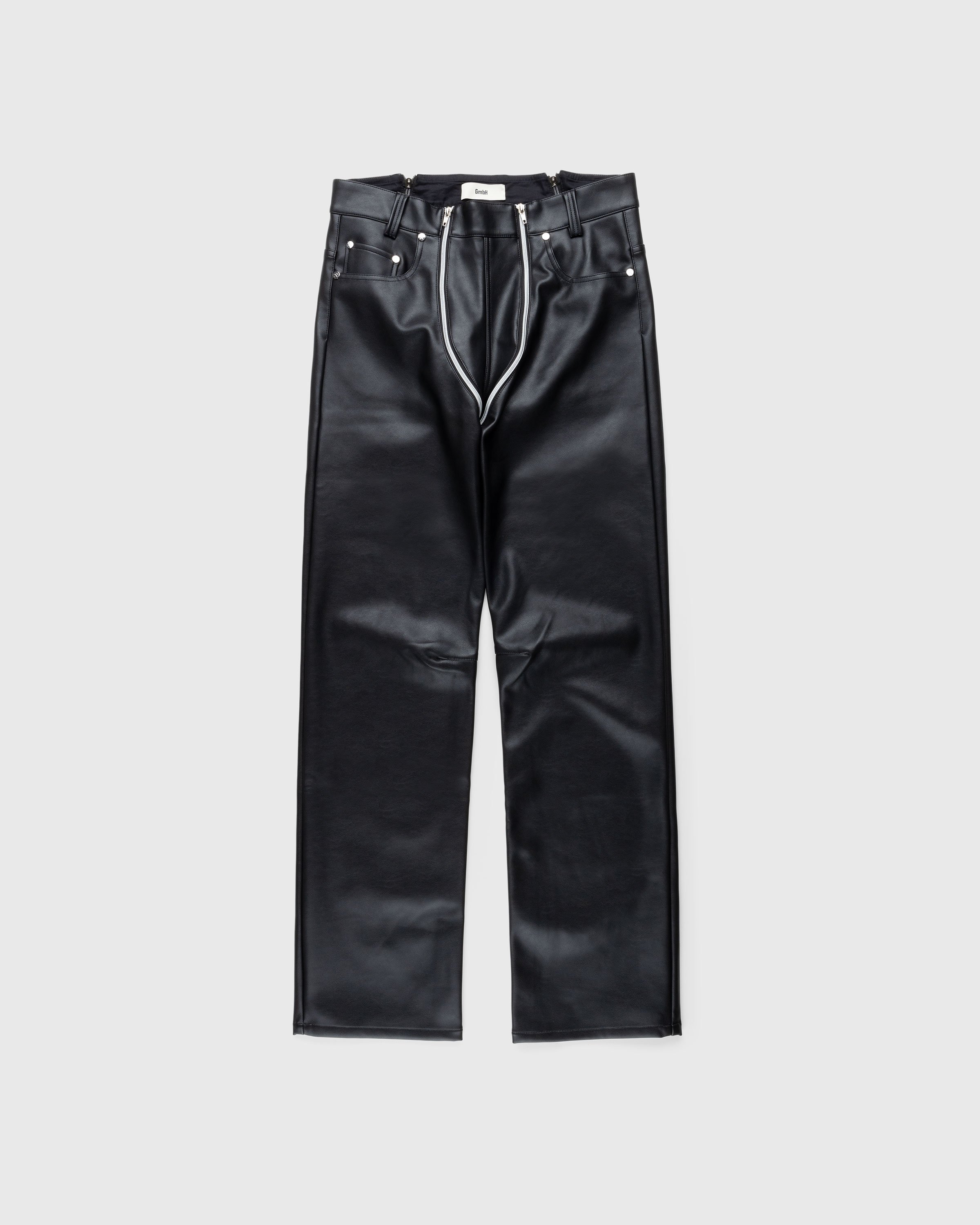 GmbH - Lata Pleather Trousers Black - Clothing - Black - Image 1