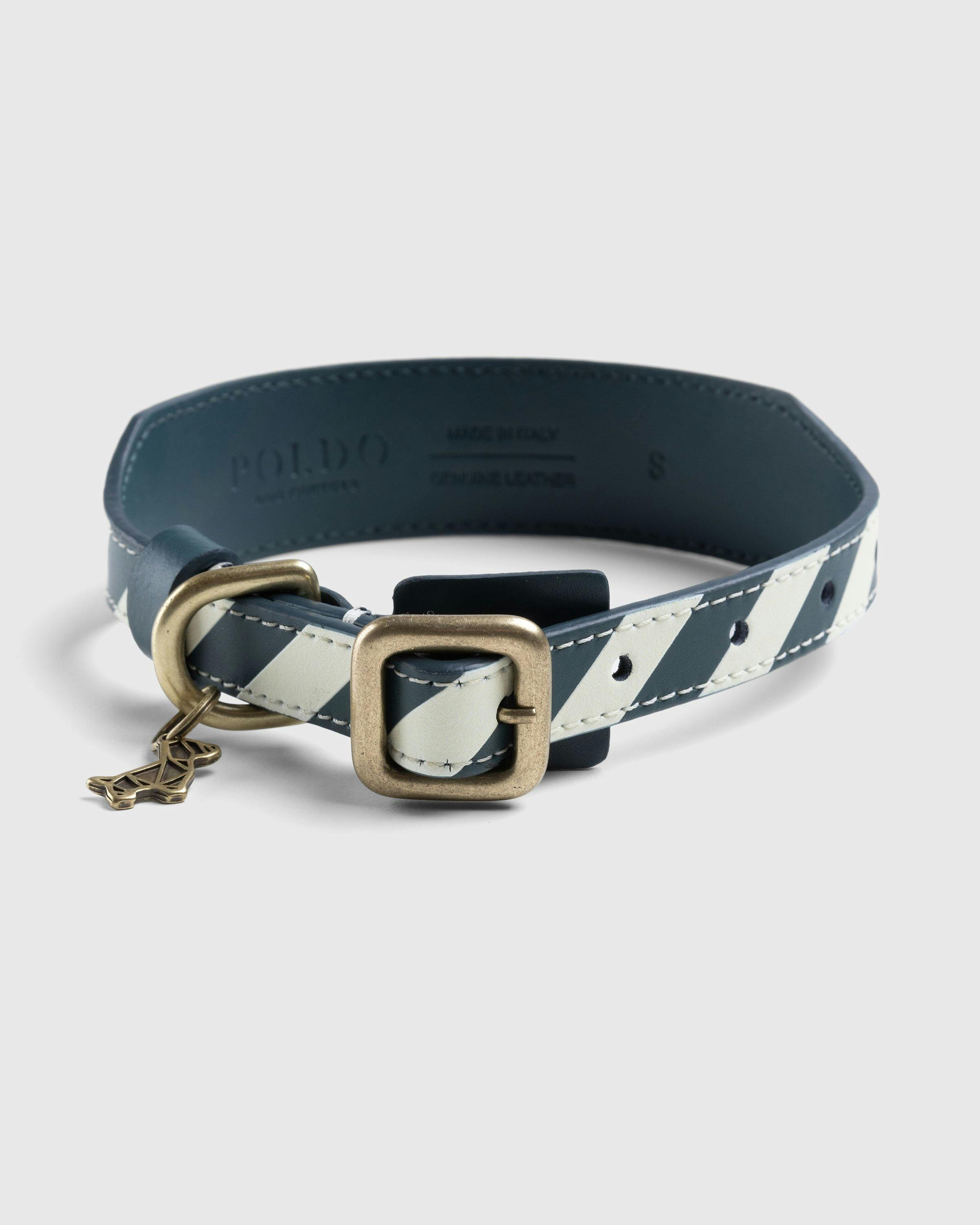 Poldo x Highsnobiety - Striped Dog Collar - Lifestyle - Green/White - Image 3