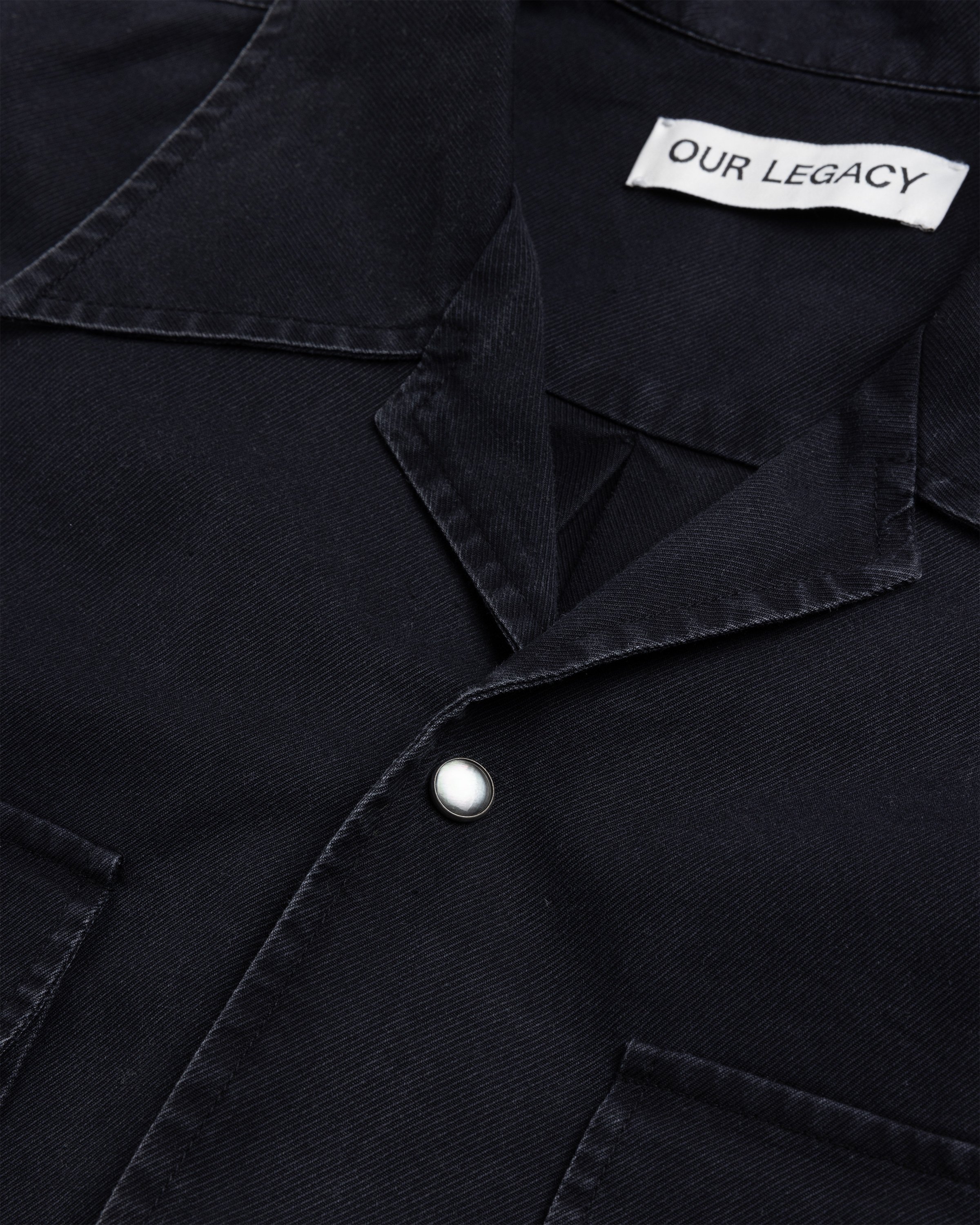 Our Legacy - Poco Shirt Black Cosmic Twill - Clothing - Black - Image 5