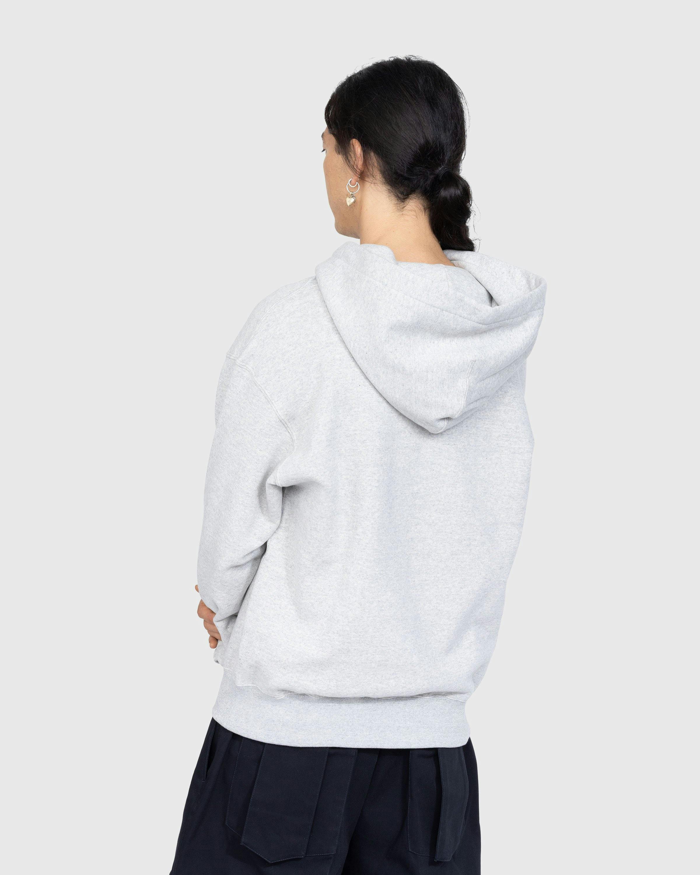 Jil Sander - Logo Hoodie Grey - Clothing - Green - Image 3