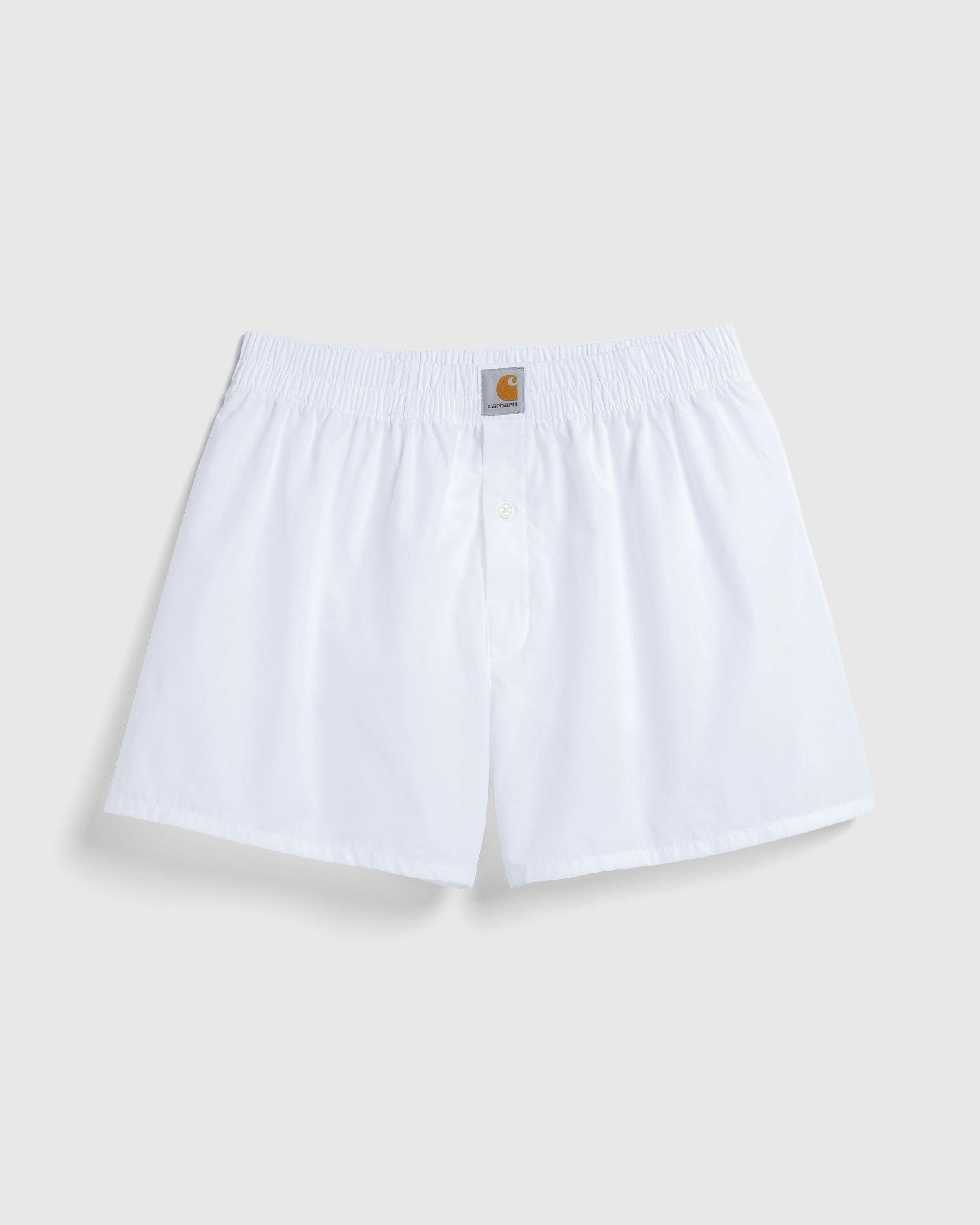 Carhartt WIP - Cotton Boxer White - Clothing - White - Image 1