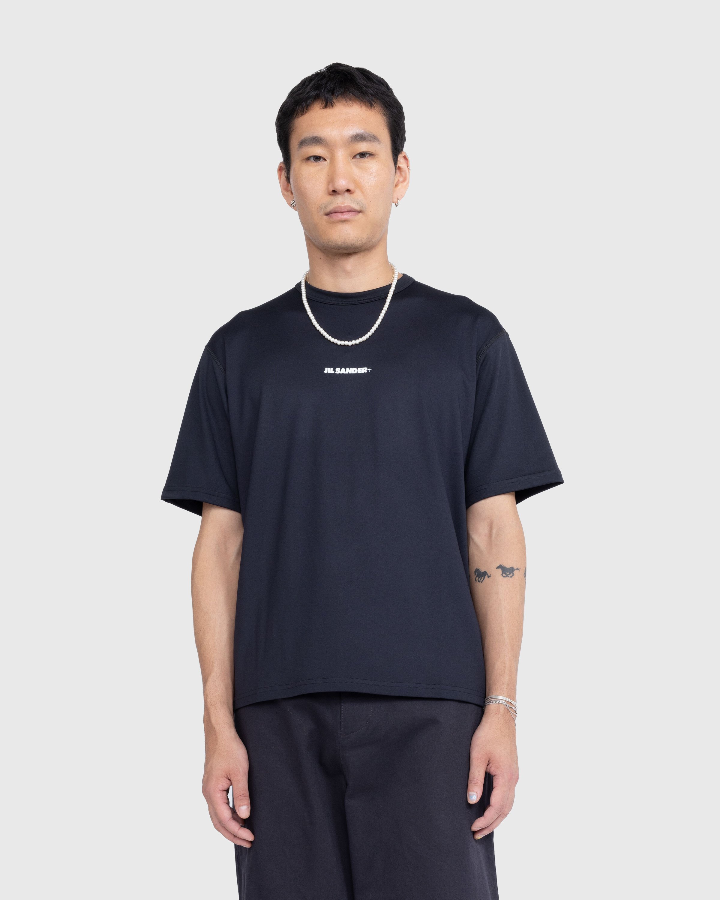 Jil Sander - Logo T-Shirt Black - Clothing - Black - Image 3