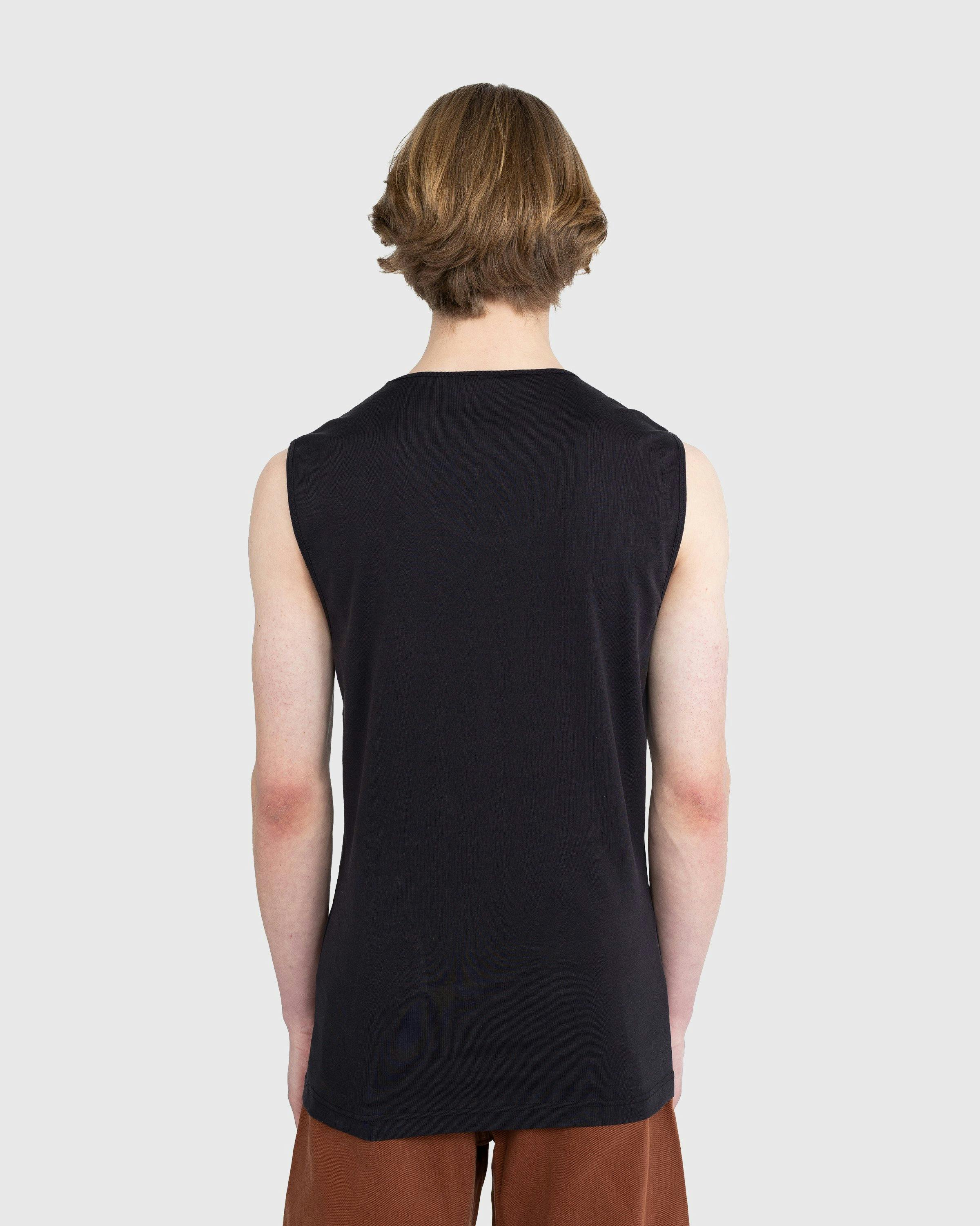 Lemaire - Ribbed Tank Top - Clothing - Blue - Image 3