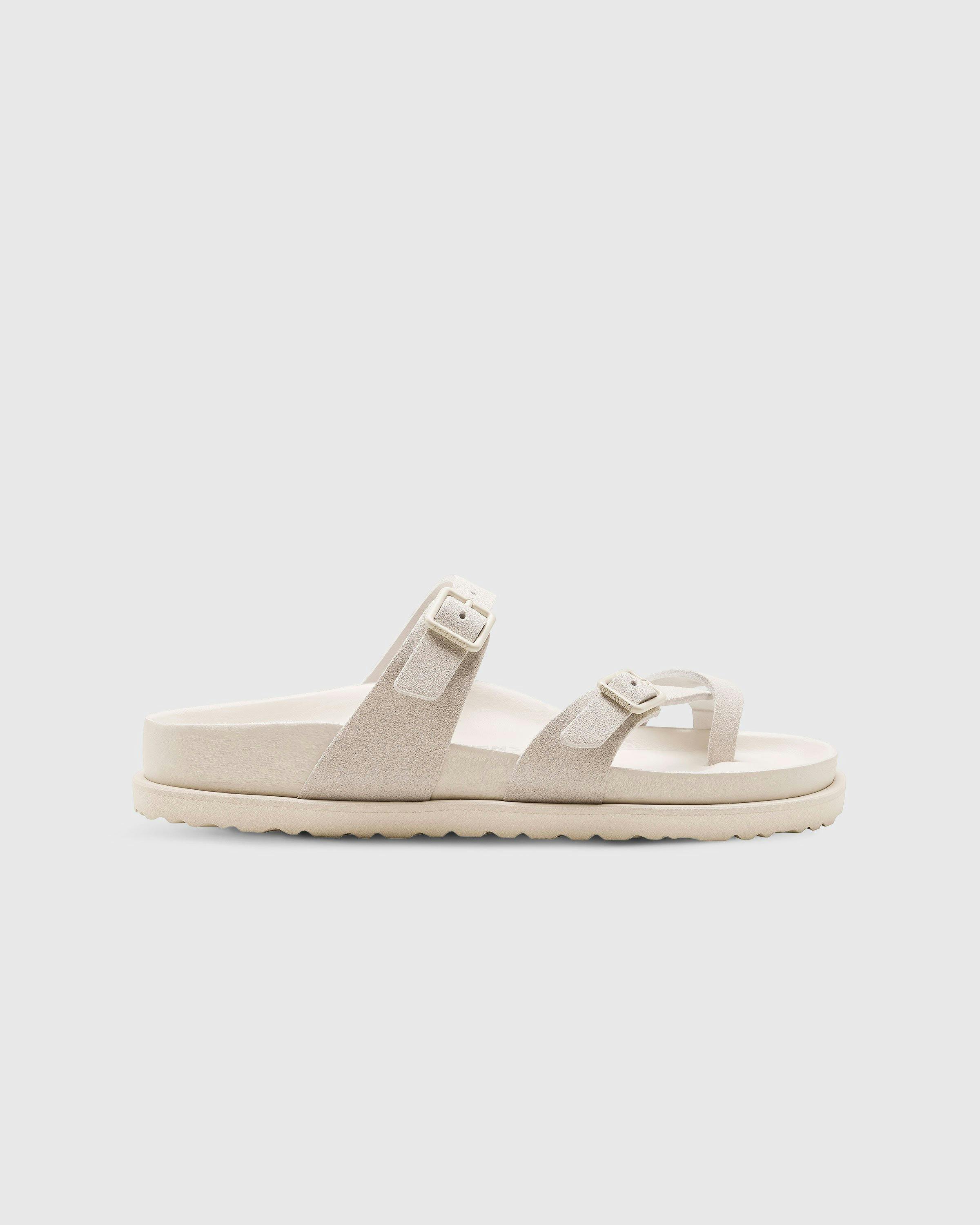 Birkenstock - Mayari Suede Leather Bone - Footwear - White - Image 1