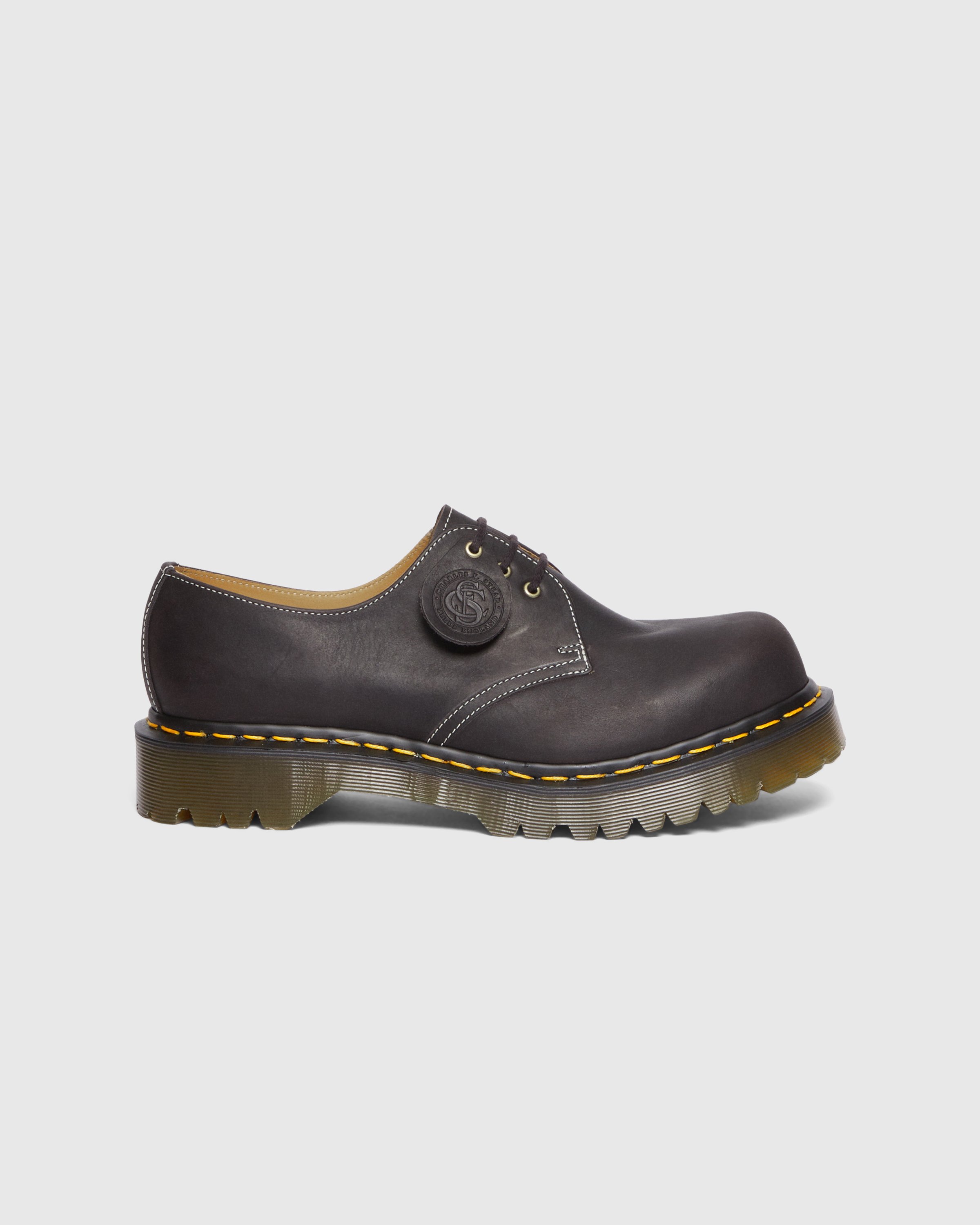 Dr. Martens - 1461 Charcoal Grey Phoenix - Footwear - Grey - Image 1
