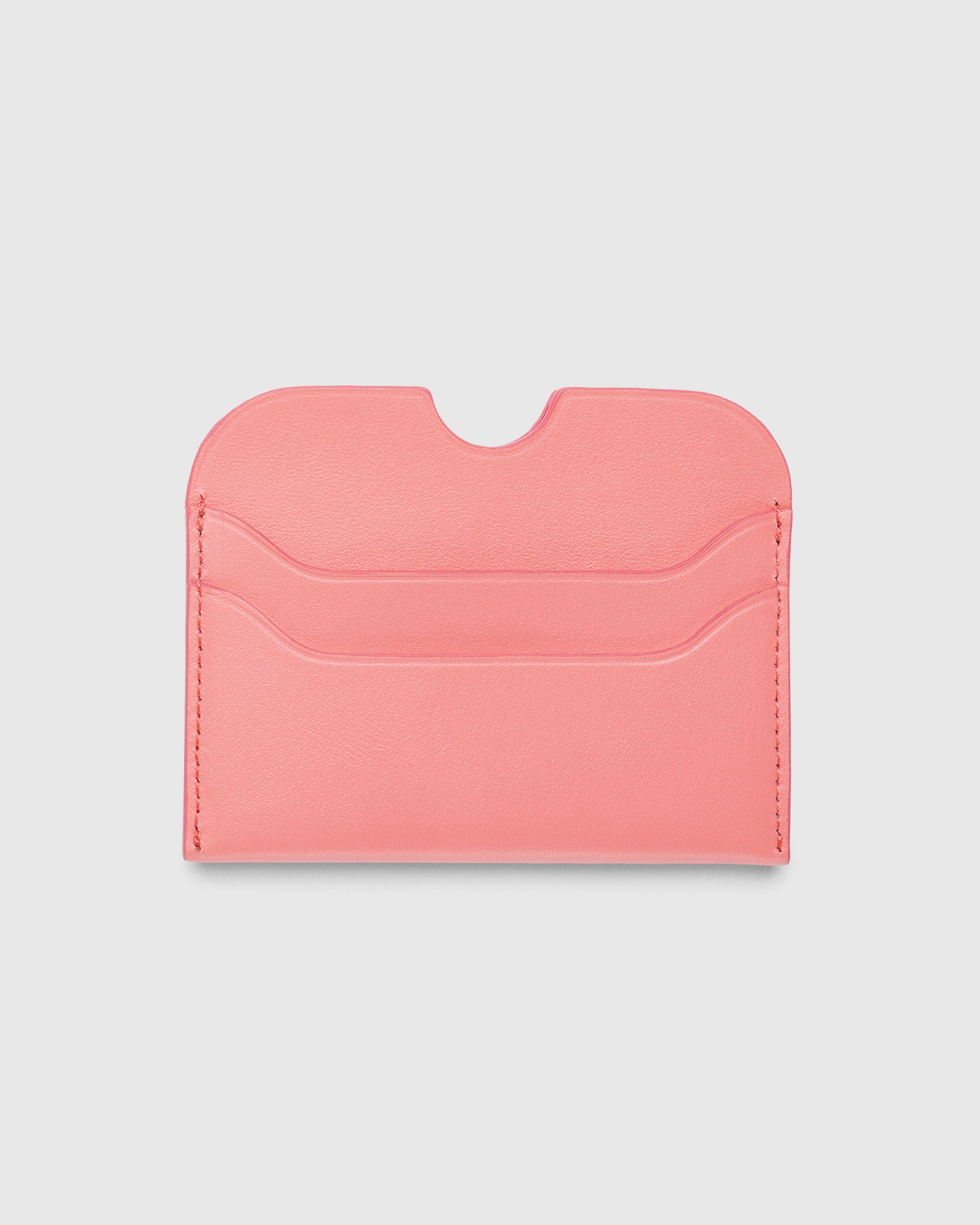 Acne Studios - Leather Card Holder Electric Pink - Accessories - Pink - Image 2