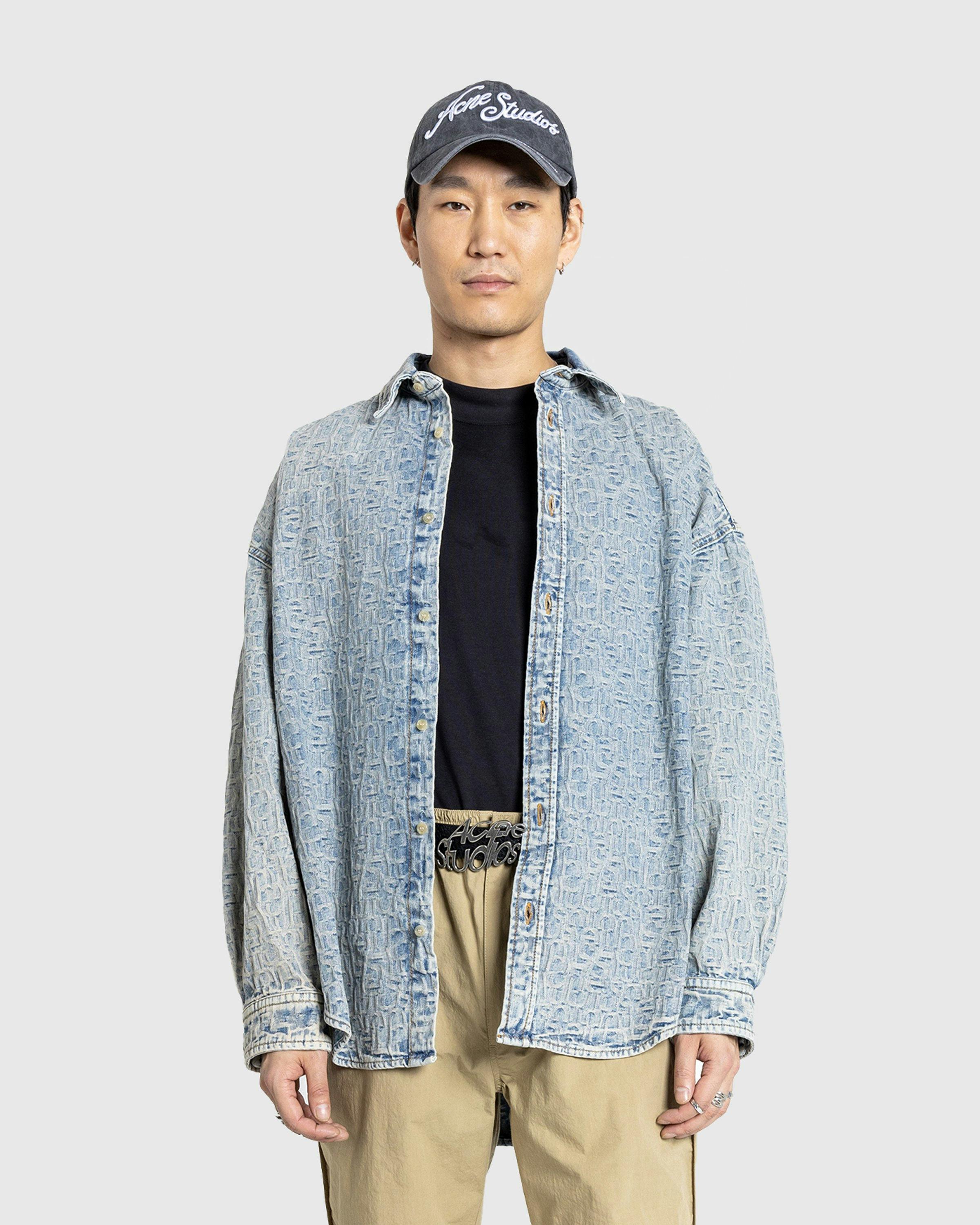 Acne Studios - FN-MN-SHIR000768 BLUE/BEIGE - Clothing - Blue - Image 2