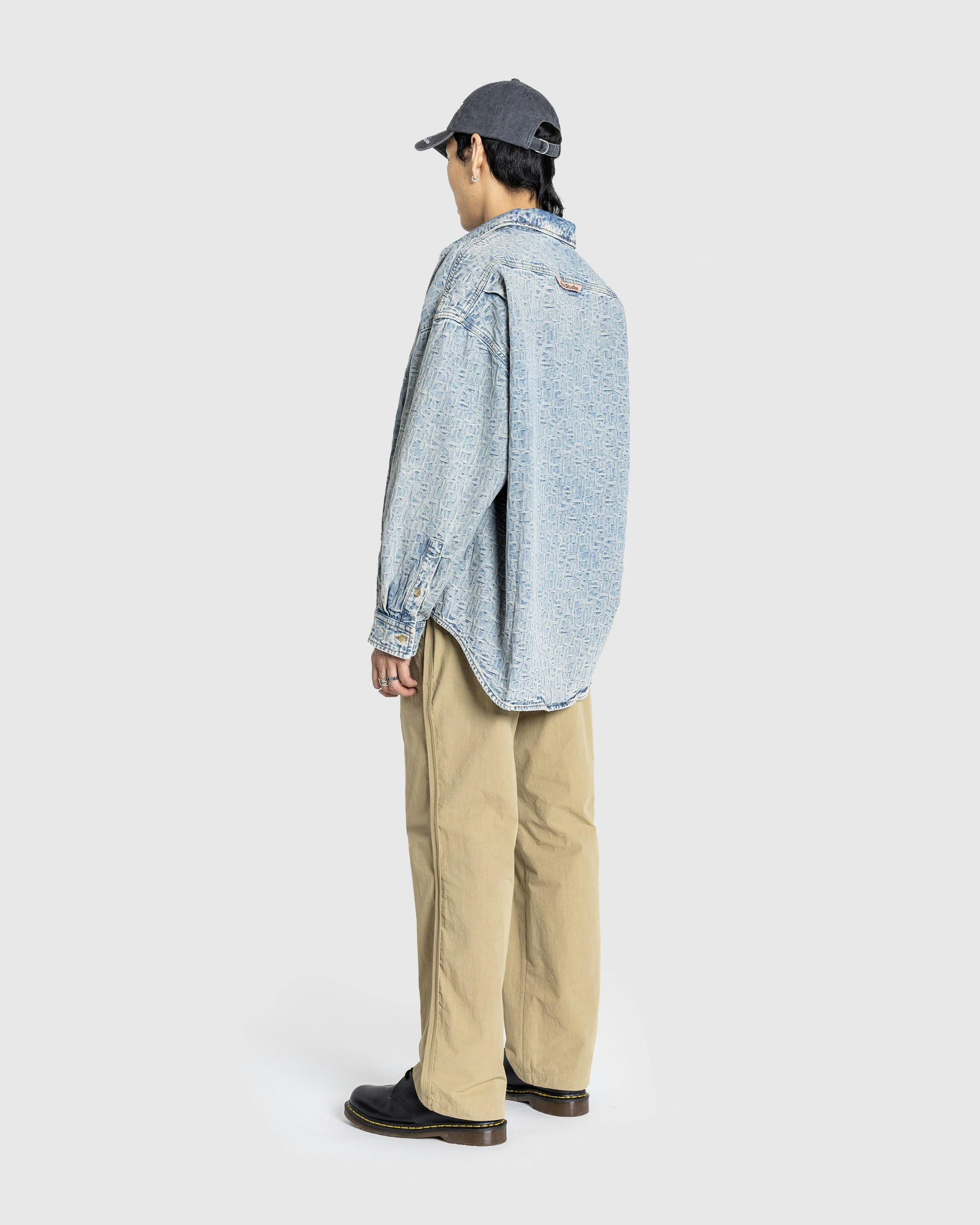 Acne Studios - FN-MN-SHIR000768 BLUE/BEIGE - Clothing - Blue - Image 4