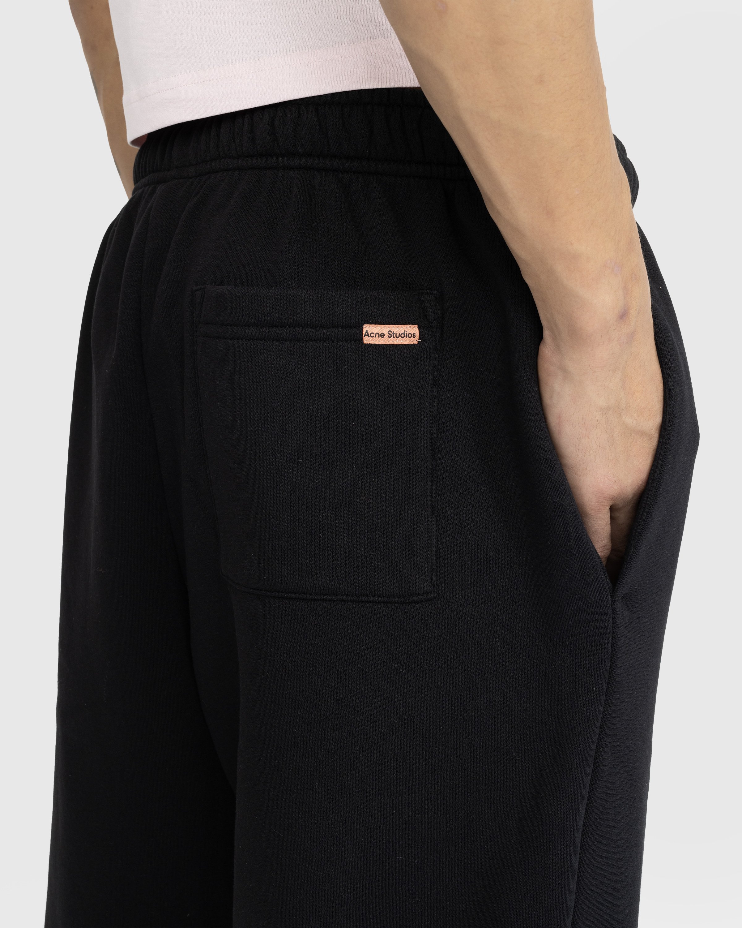 Acne Studios - Cotton Sweatpants Black - Clothing - Black - Image 5