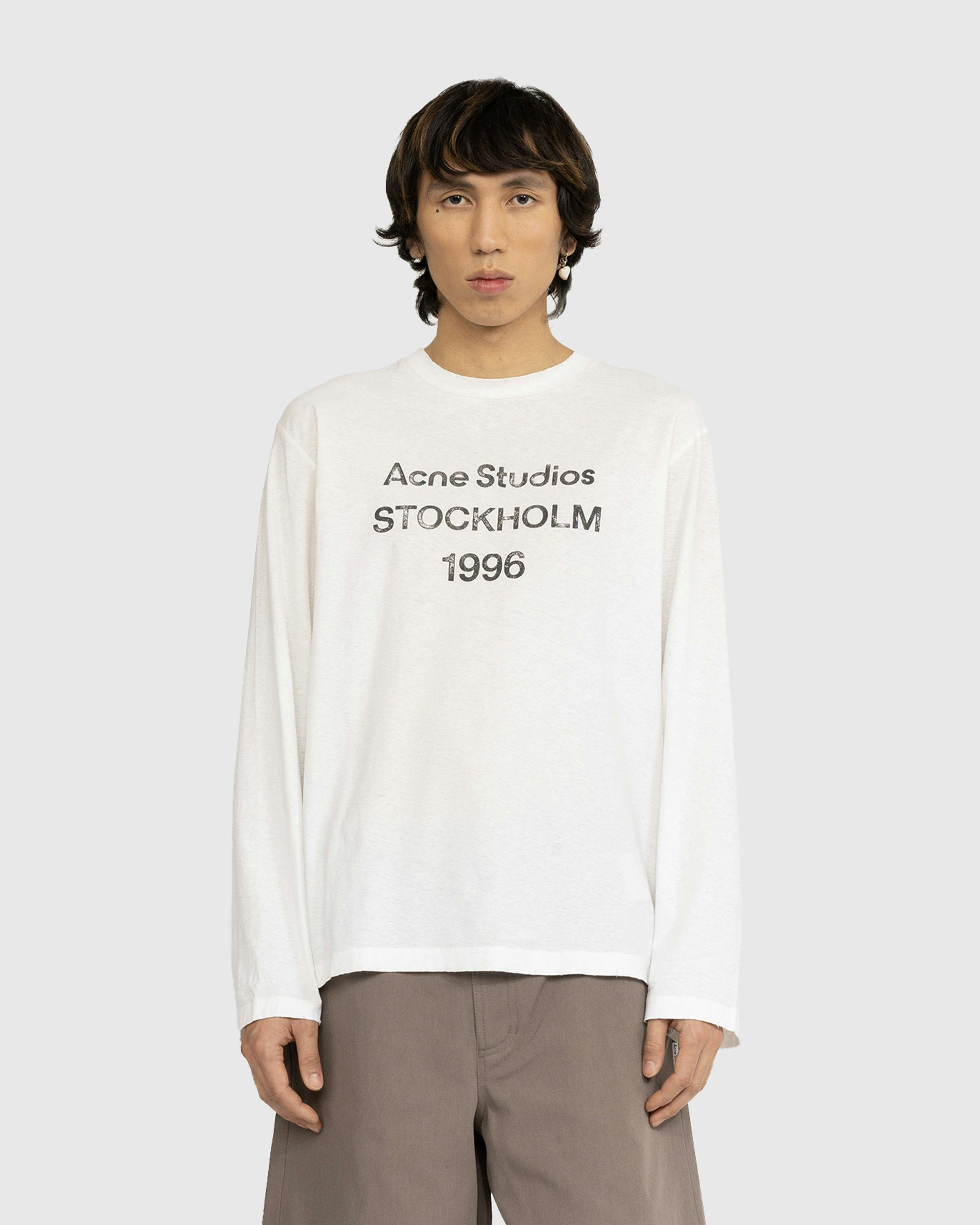 【ACNE STUDIOS】 Logo long sleeve top Acne Studios Logo Long-Sleeve Shirt | Liberty