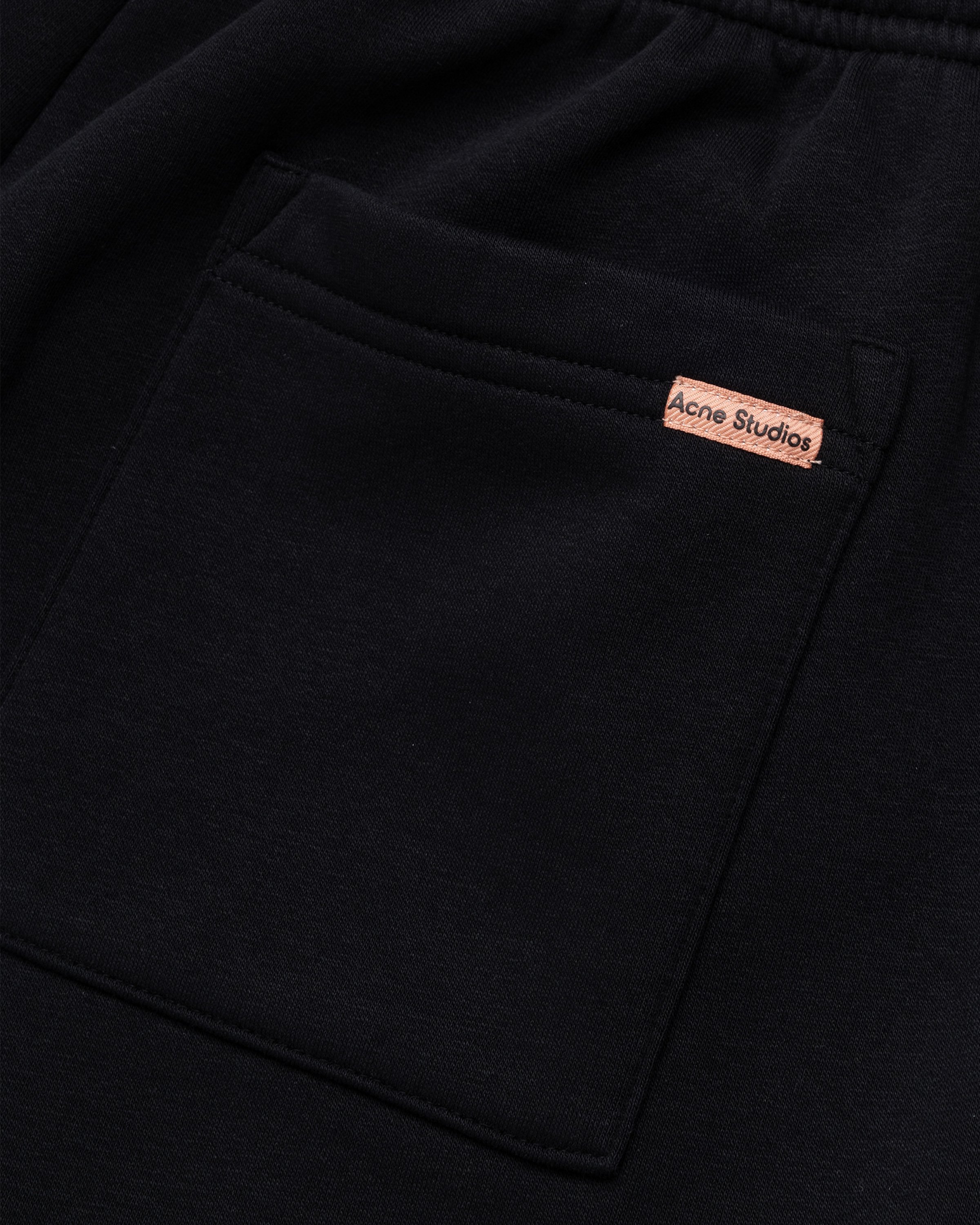 Acne Studios – Cotton Sweatpants Black | Highsnobiety Shop