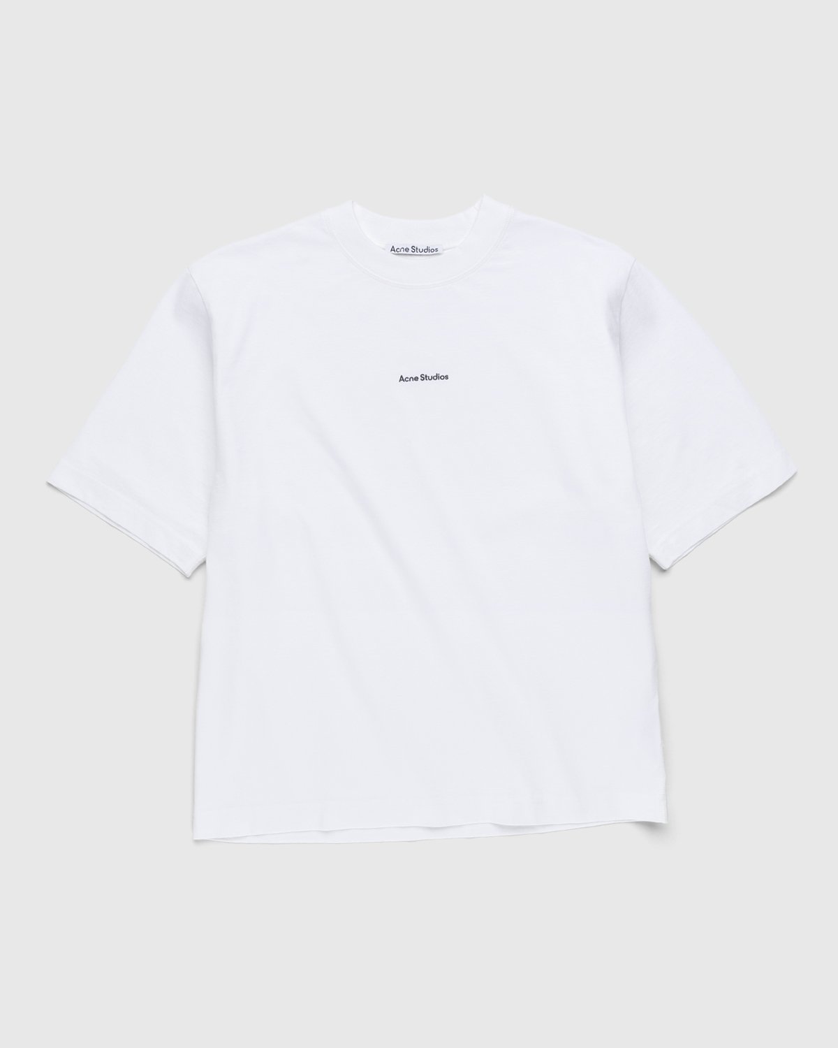 Acne Studios - Logo T-Shirt Optic White - Clothing - White - Image 1