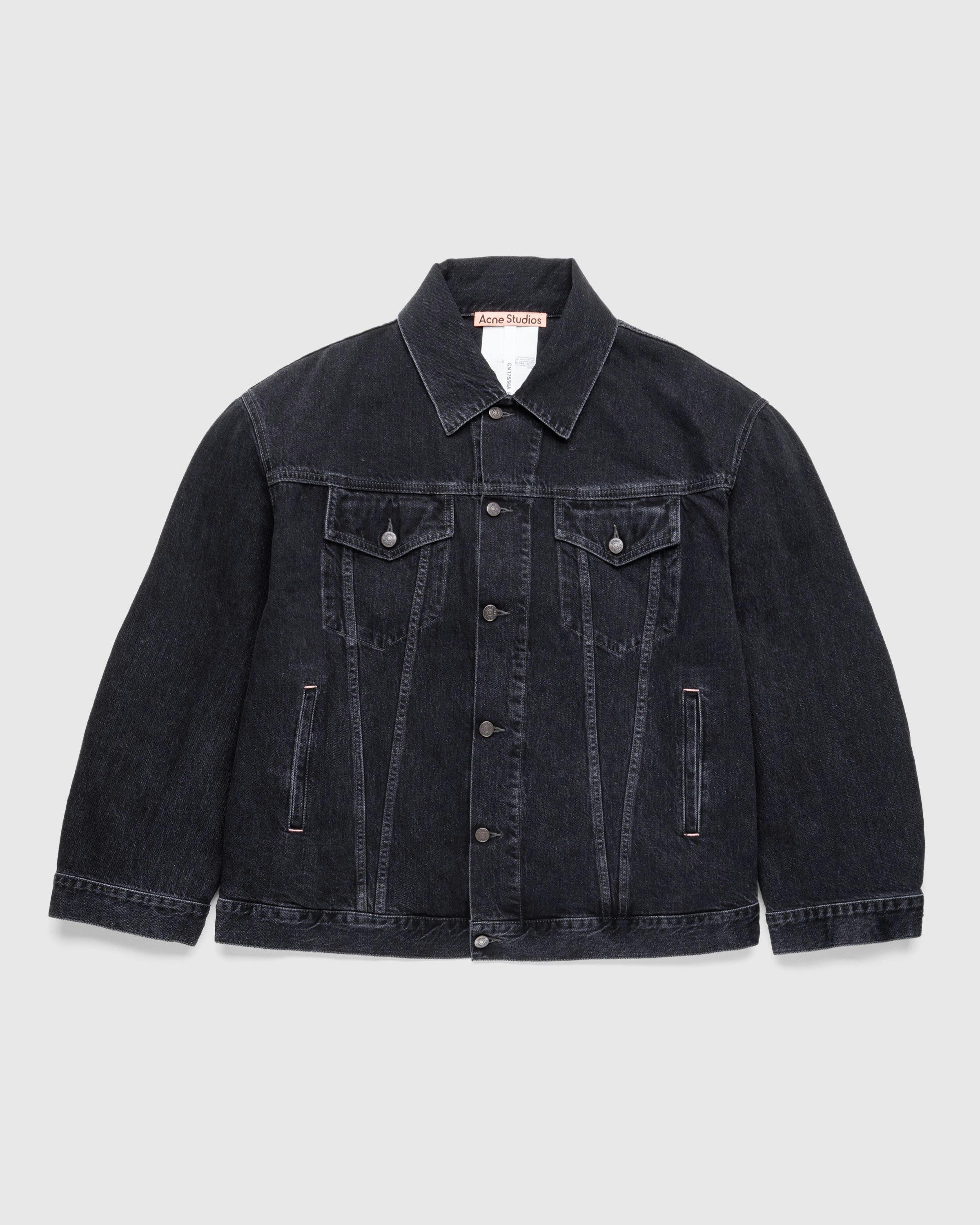 Acne Studios - Oversized Denim Jacket Black - Clothing - Black - Image 1