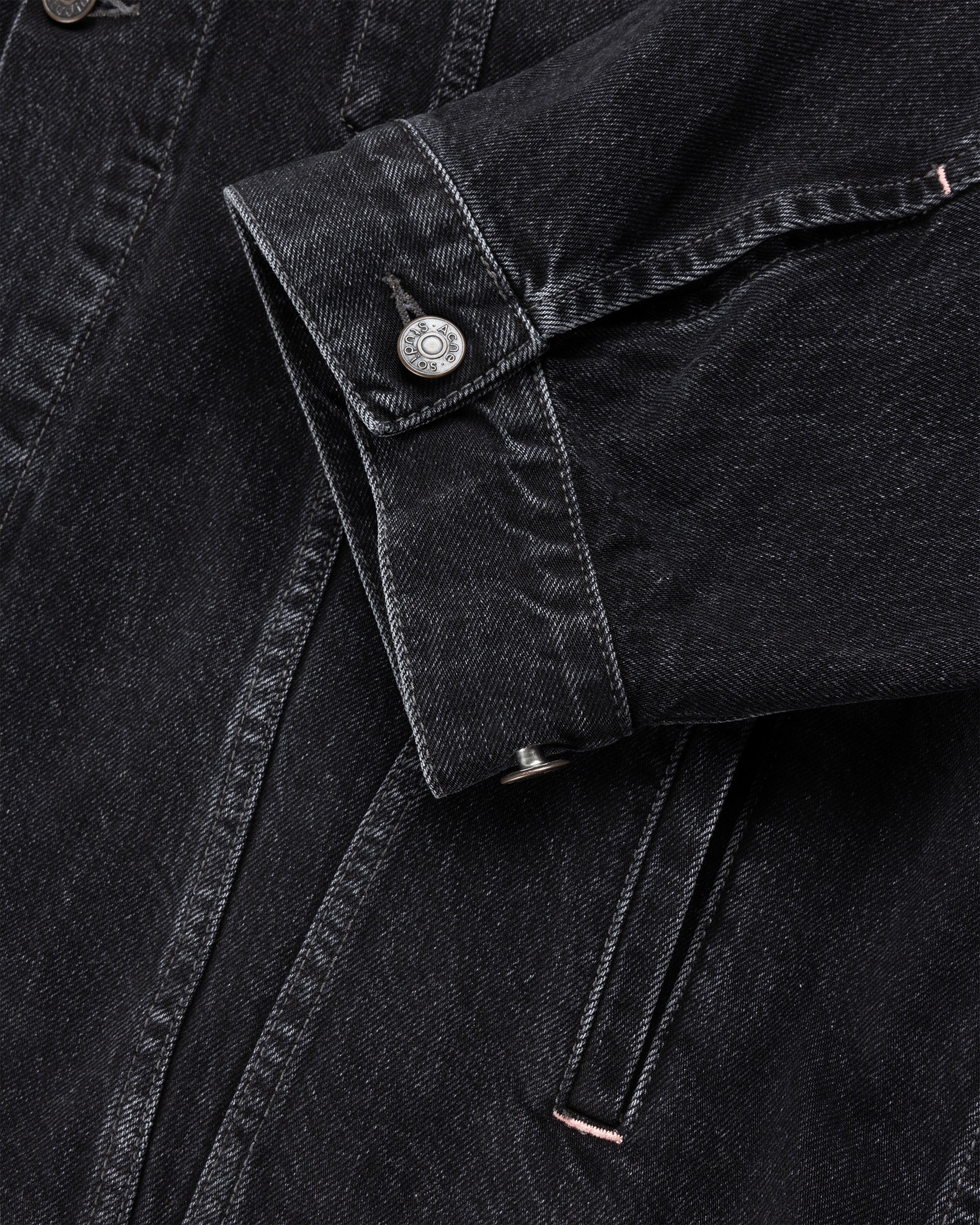 Acne Studios - Oversized Denim Jacket Black - Clothing - Black - Image 7