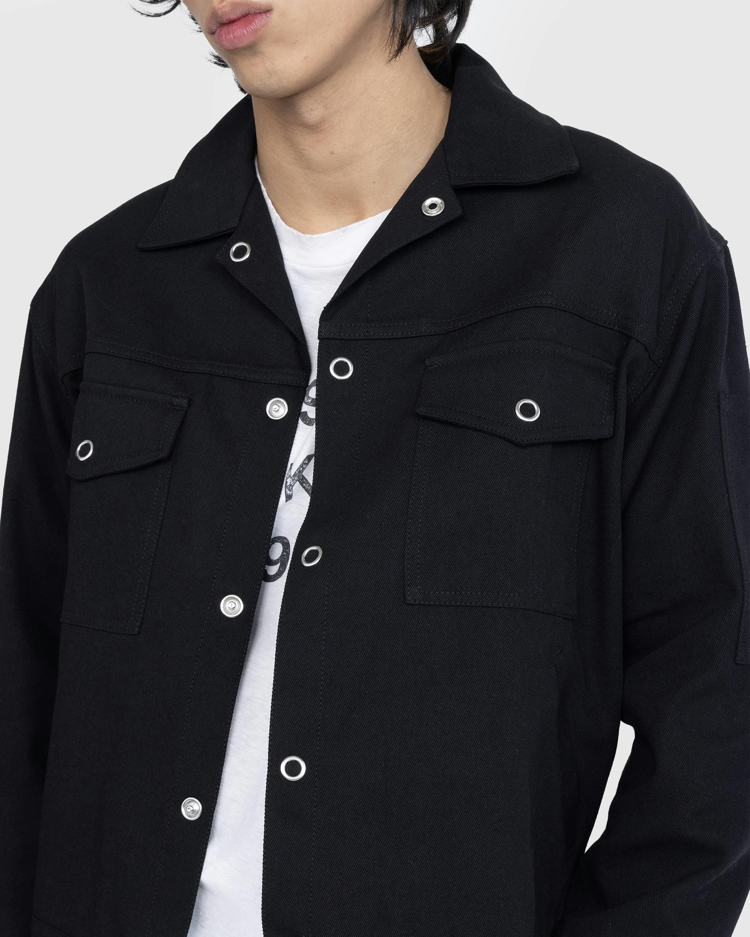 Acne Studios - Twill Jacket Black - Clothing - Black - Image 5