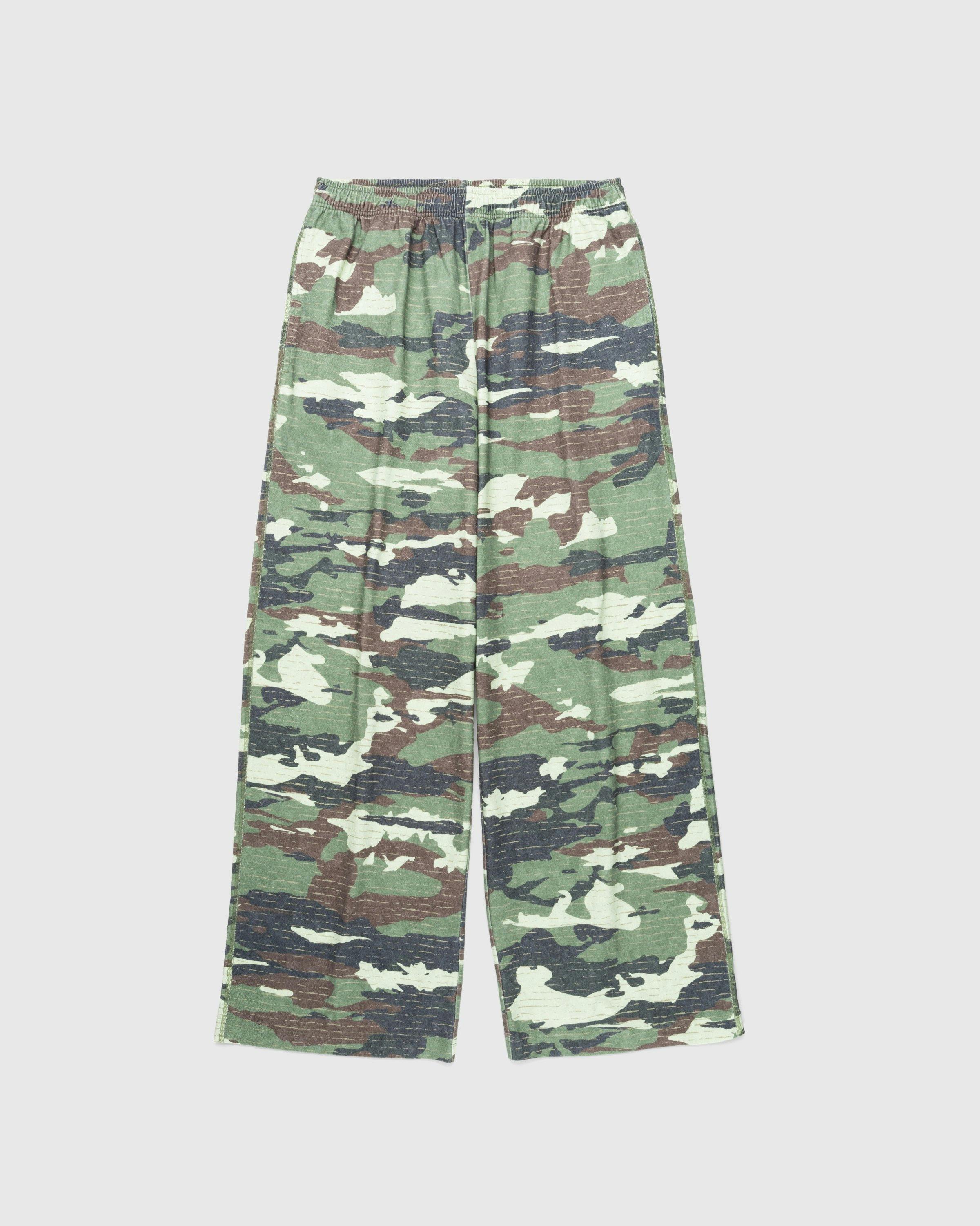 Acne Studios - Cotton Jersey Lounge Pants Khaki Green - Clothing - Green - Image 1