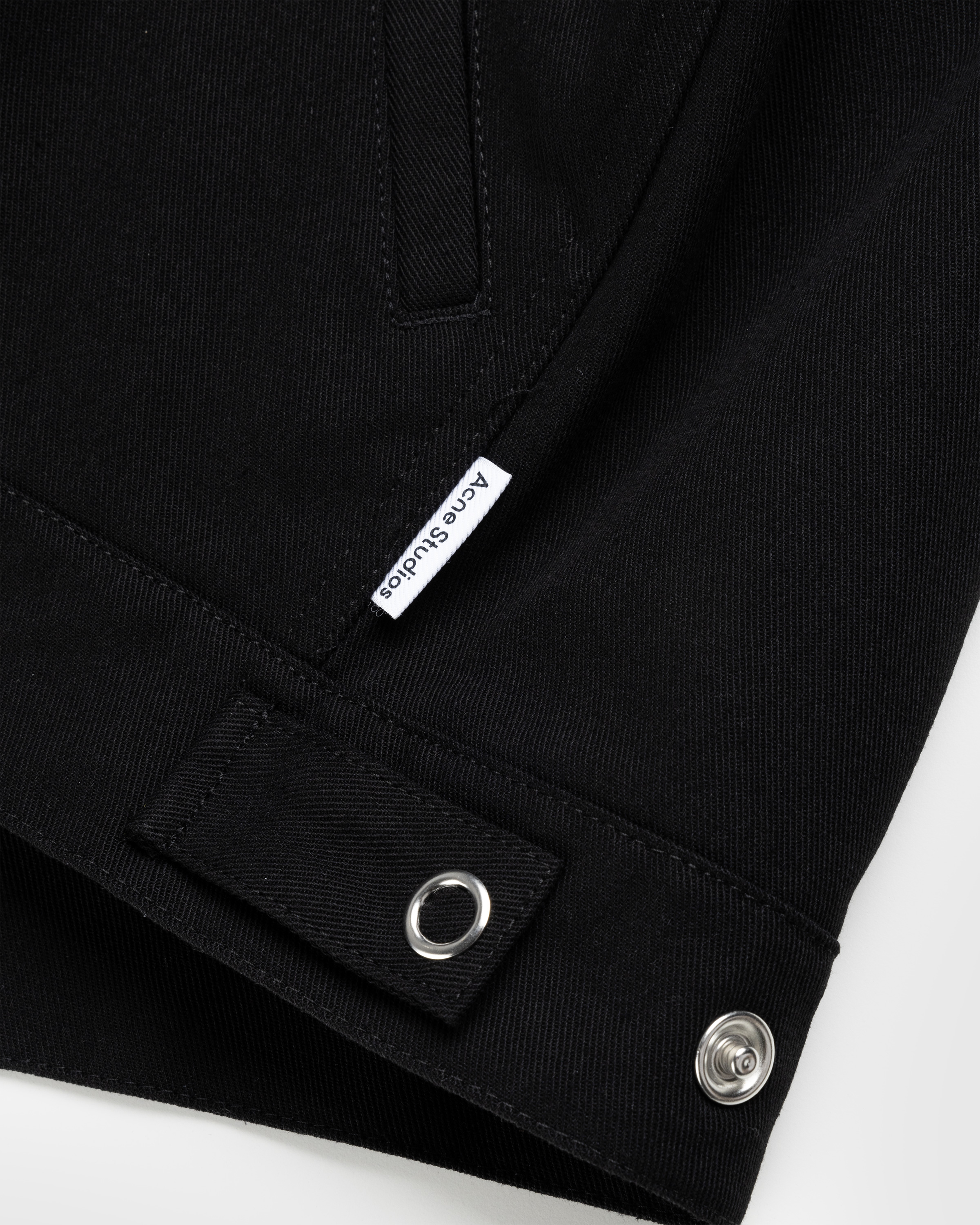 Acne Studios - Twill Jacket Black - Clothing - Black - Image 7