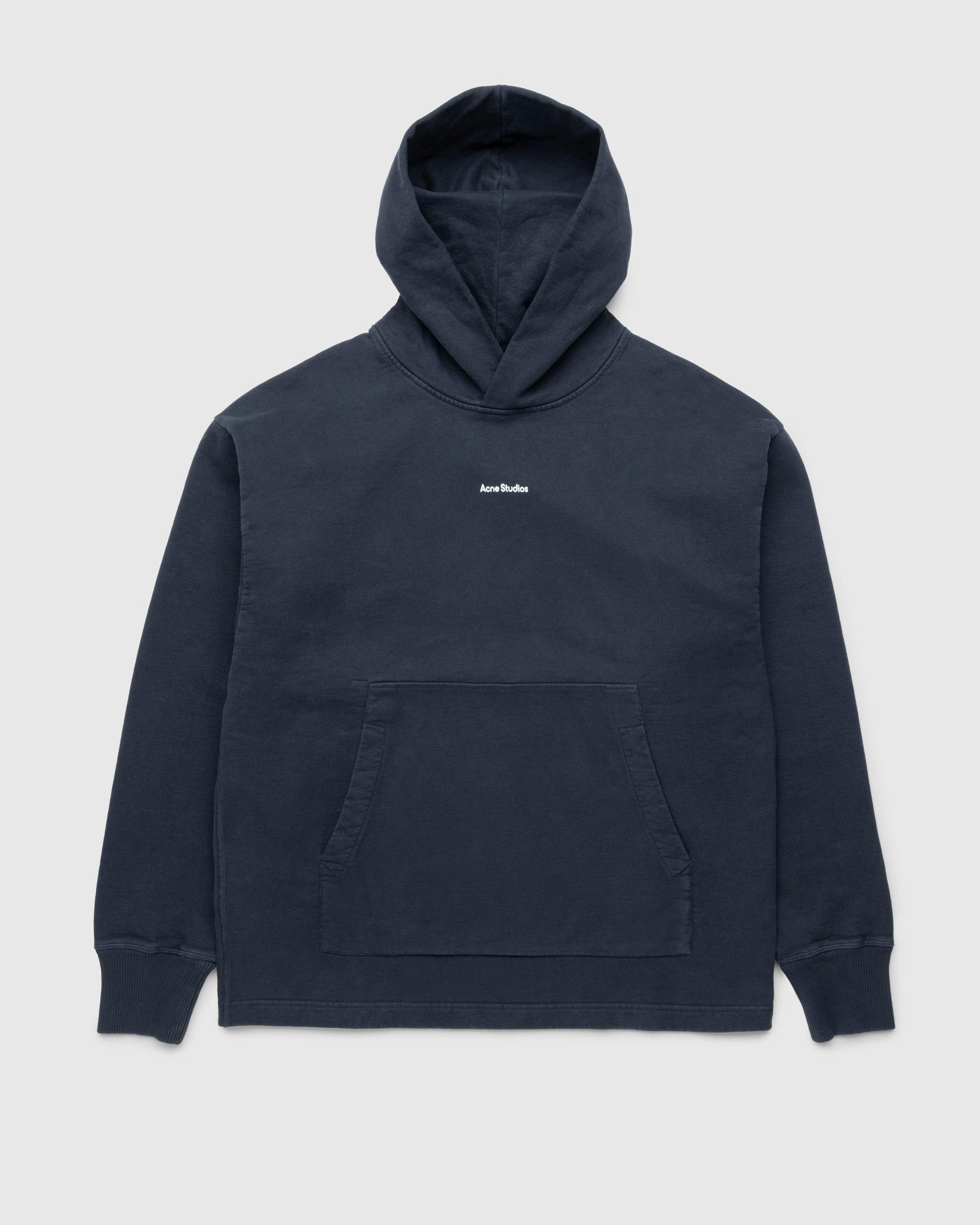 Acne Studios - Logo Hoodie Black - Clothing - Black - Image 1