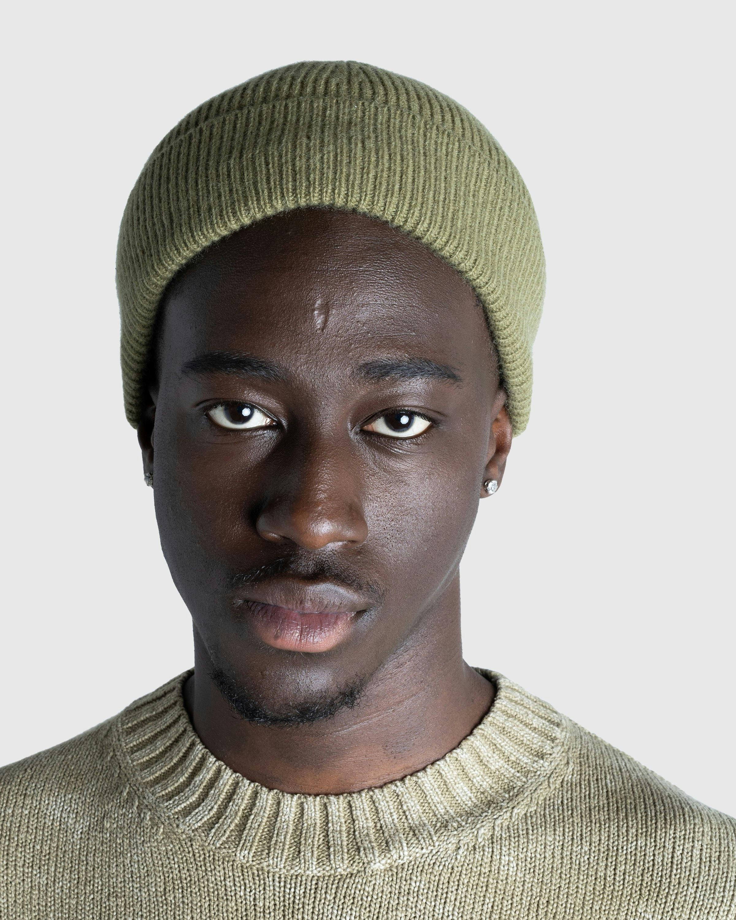 Acne Studios Wool Cashmere Beanie Olive Green Highsnobiety Shop
