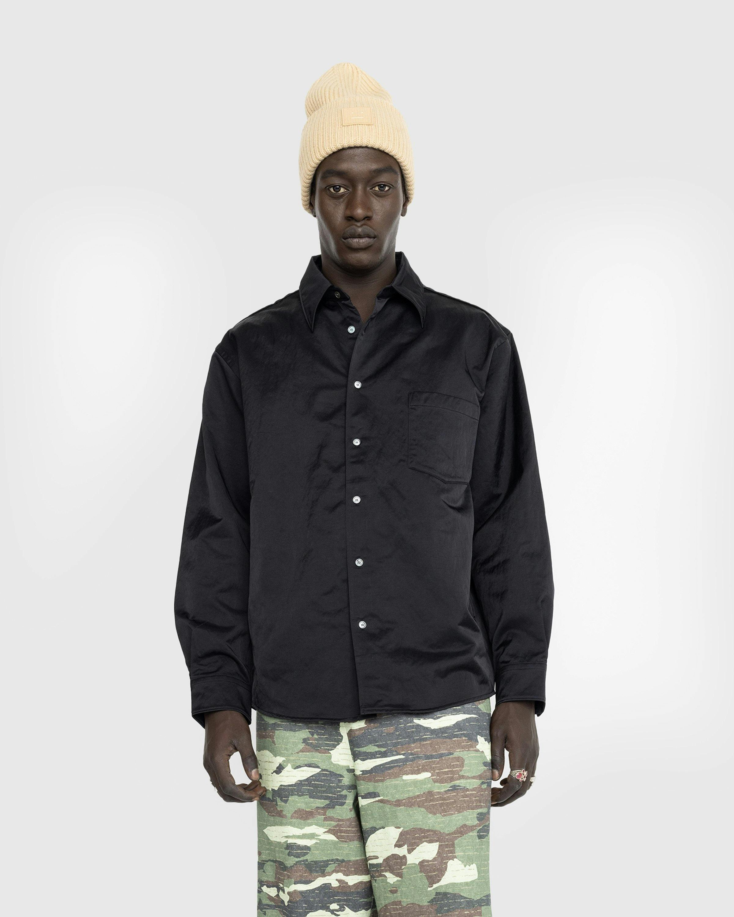 Acne Studios - Nylon Overshirt Black - Clothing - Black - Image 2