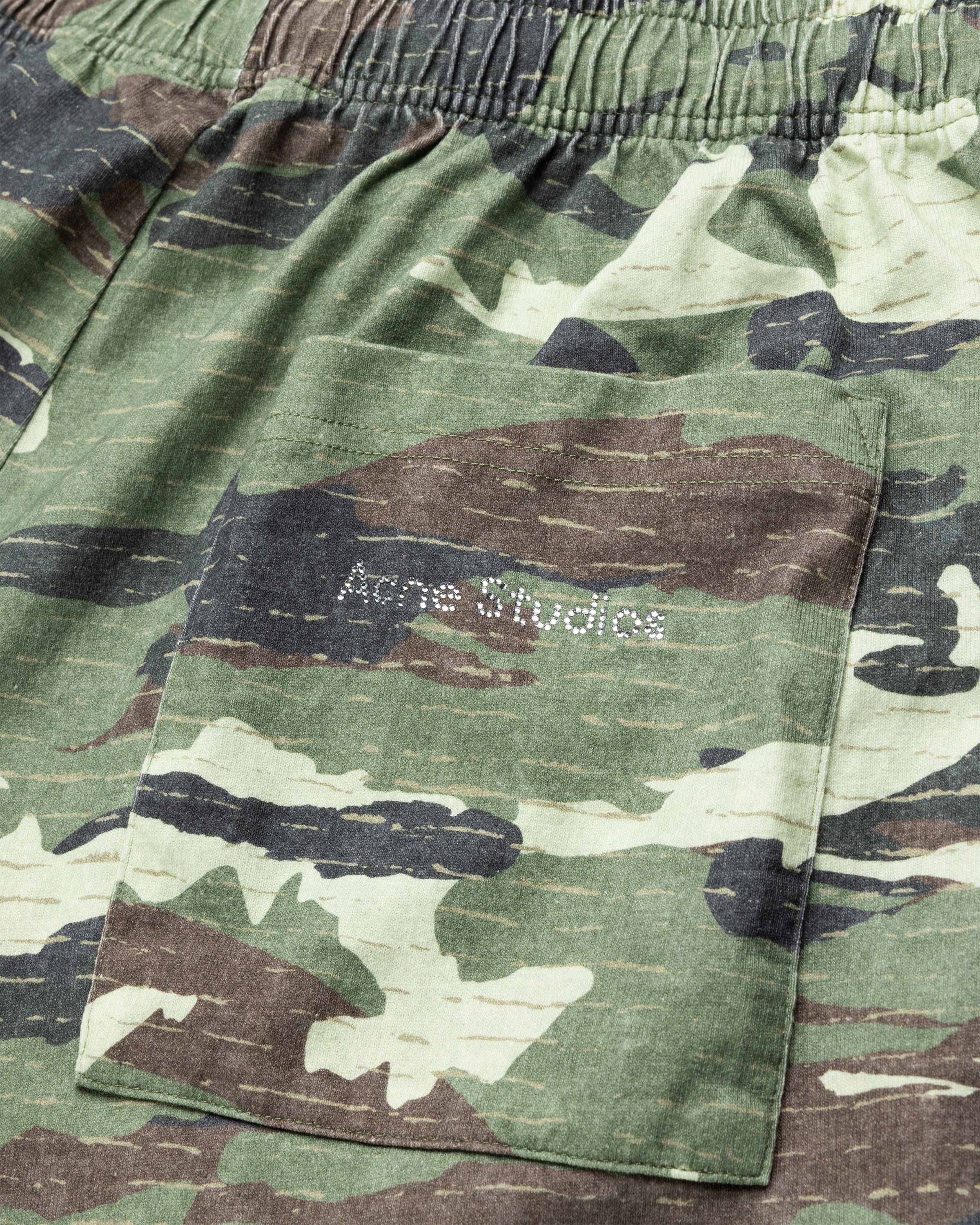 Acne Studios - Cotton Jersey Lounge Pants Khaki Green - Clothing - Green - Image 7
