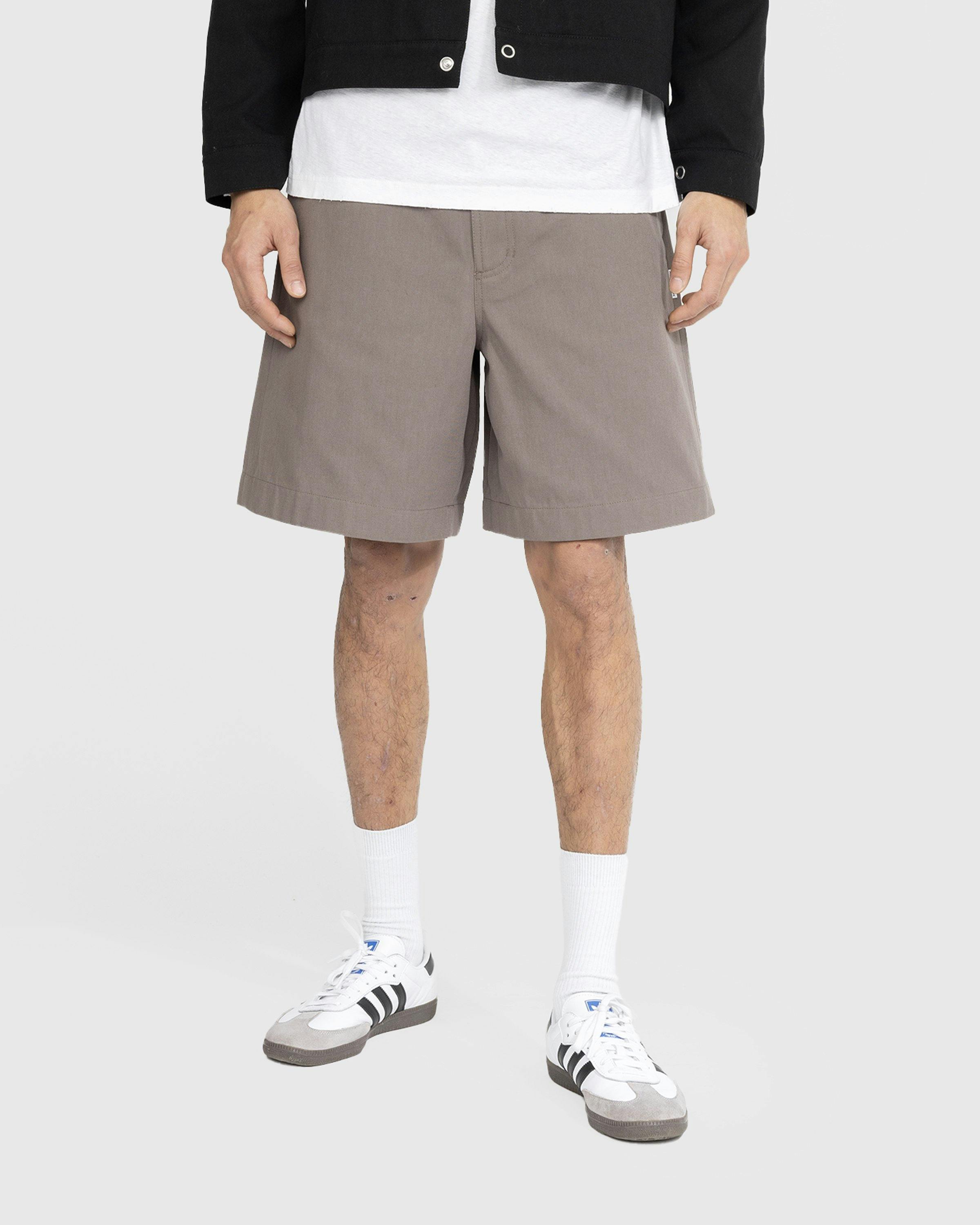 Acne Studios - Regular Fit Shorts Hazelnut Brown - Clothing - Brown - Image 2